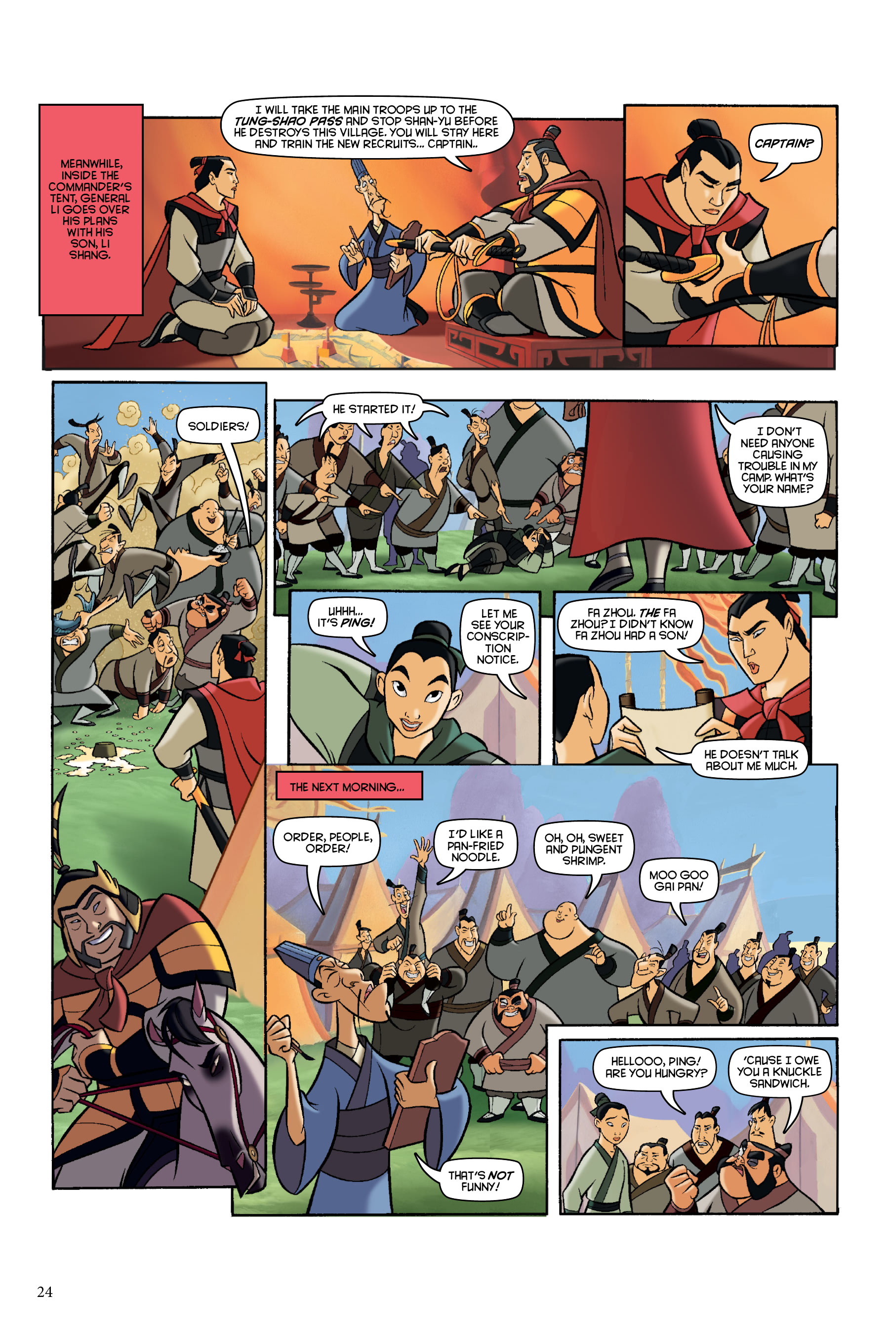 Mulan: The Story of the Movie in Comics (2020) issue 1 - Page 24