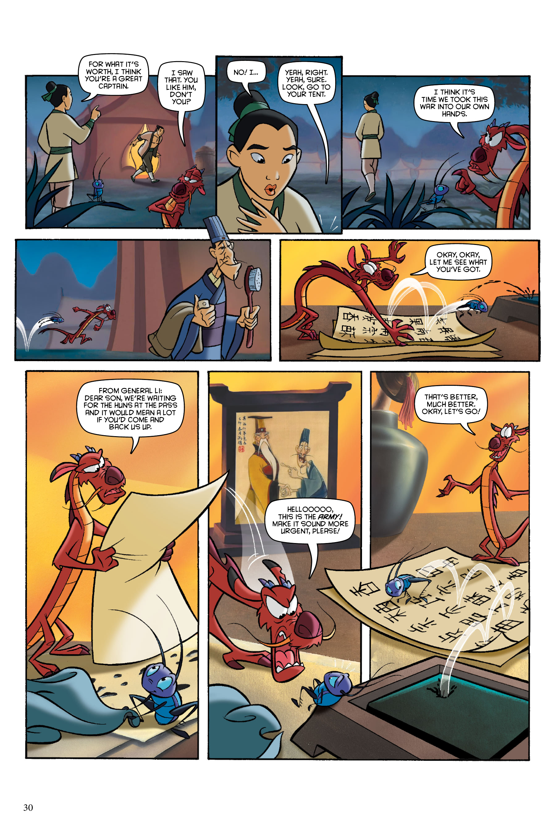 Mulan: The Story of the Movie in Comics (2020) issue 1 - Page 30