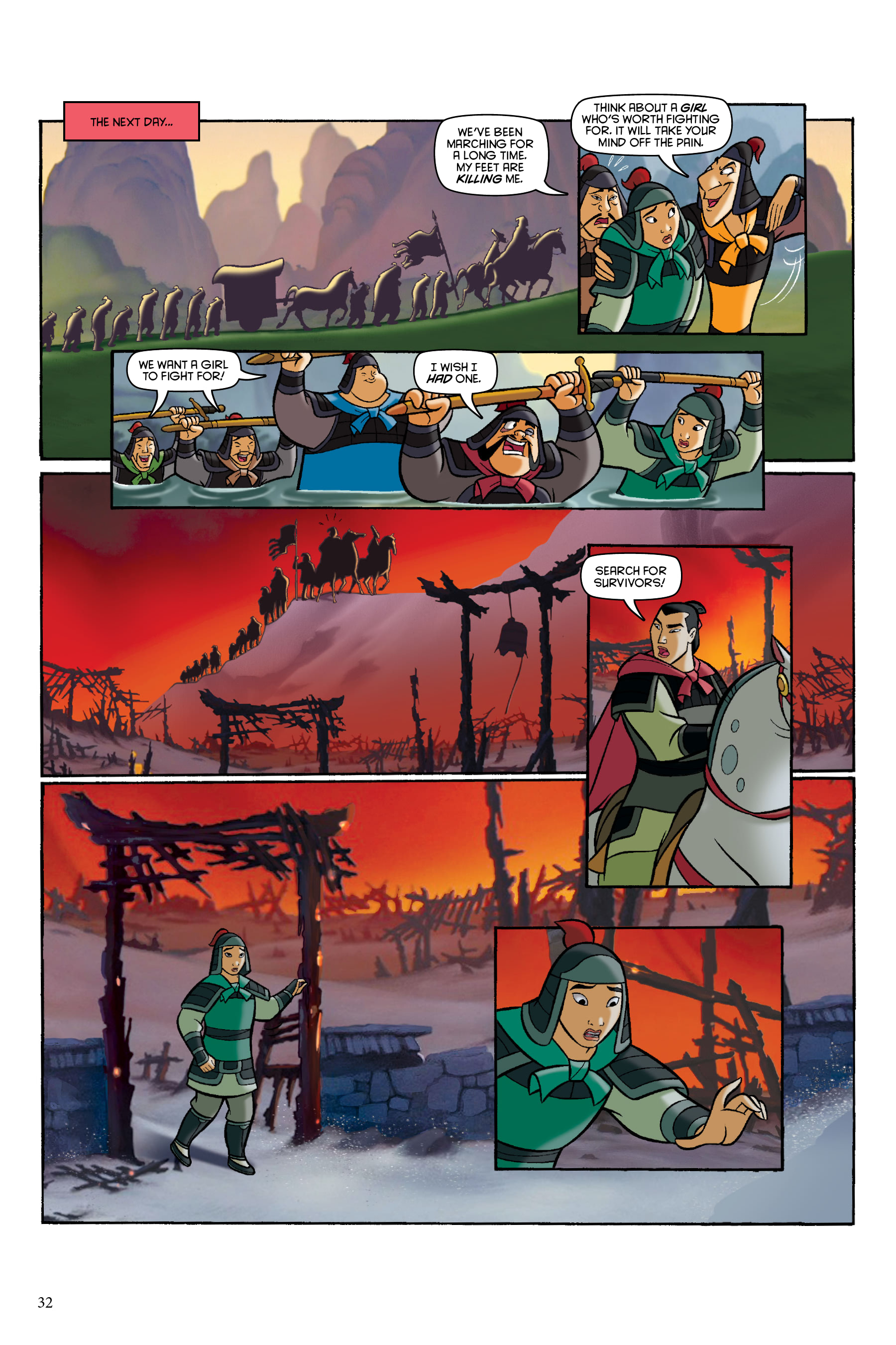 Mulan: The Story of the Movie in Comics (2020) issue 1 - Page 32