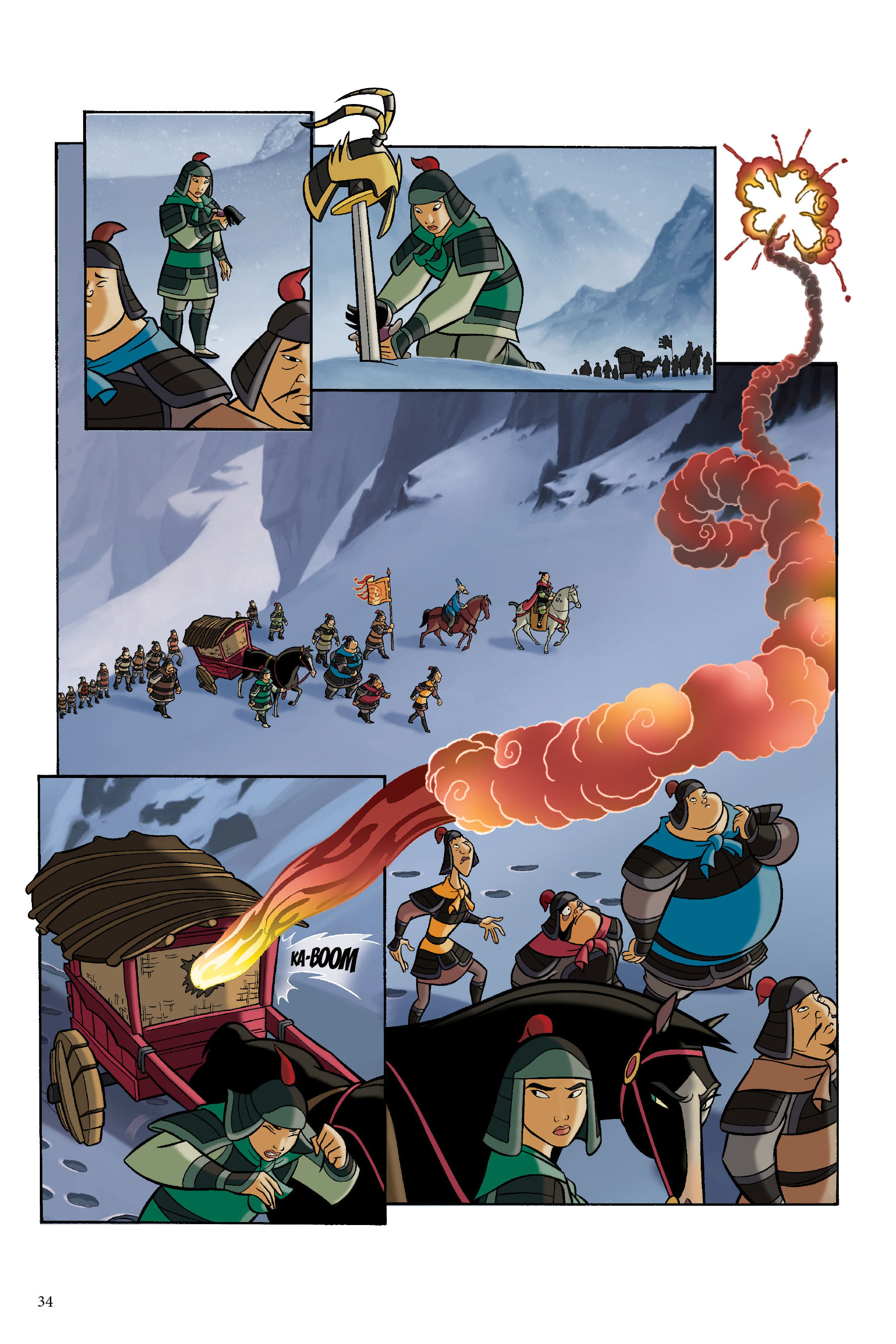 Mulan: The Story of the Movie in Comics (2020) issue 1 - Page 34