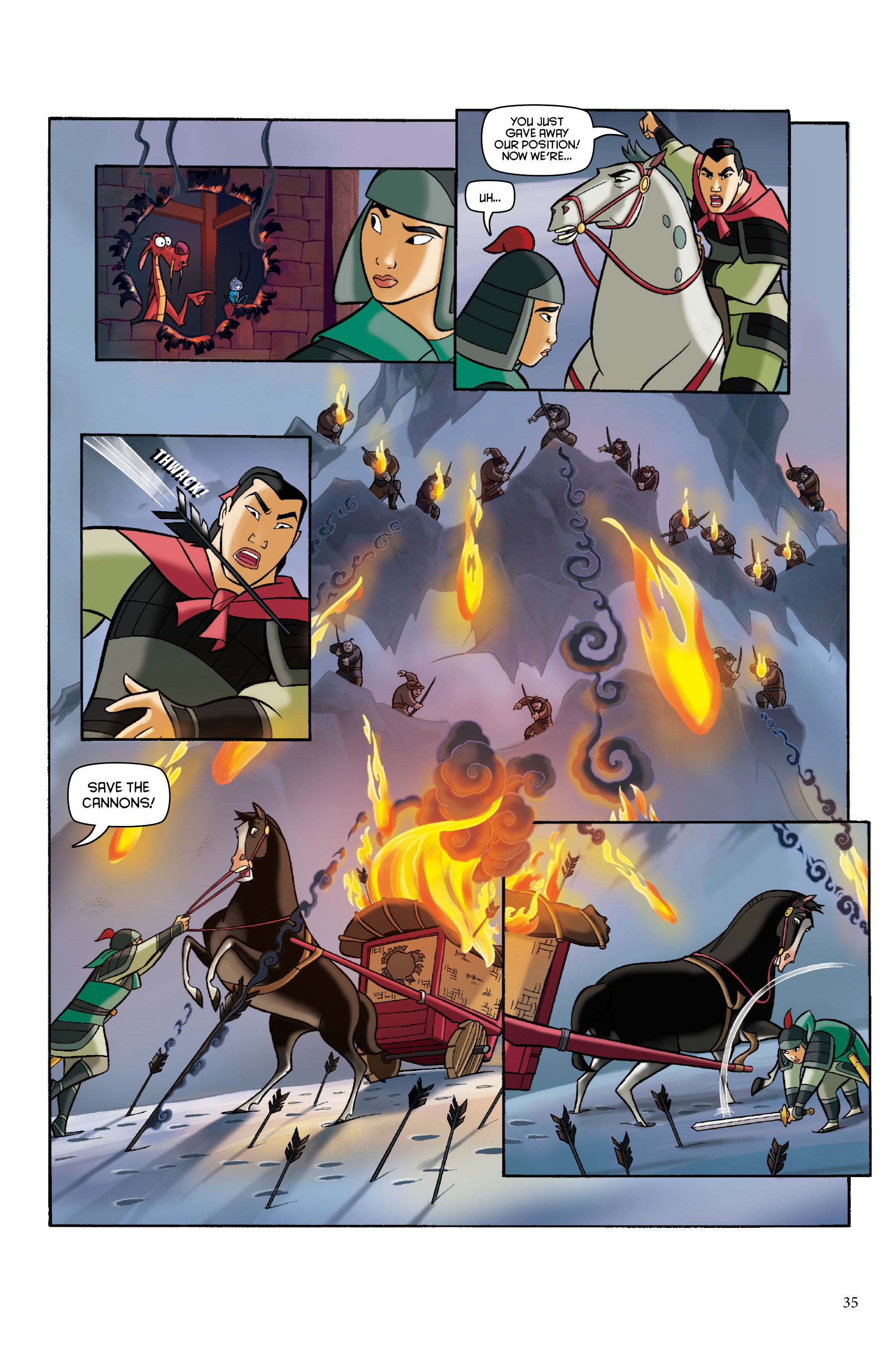 Mulan: The Story of the Movie in Comics (2020) issue 1 - Page 35