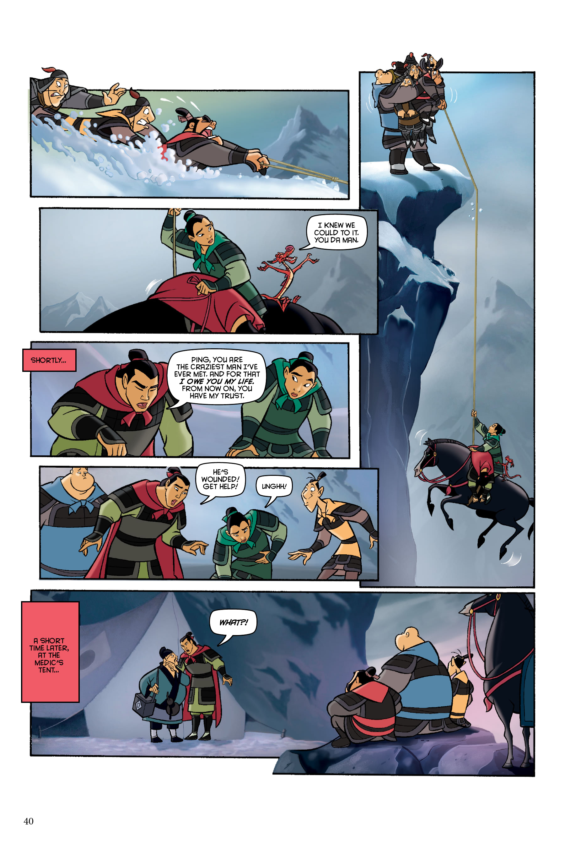 Mulan: The Story of the Movie in Comics (2020) issue 1 - Page 40