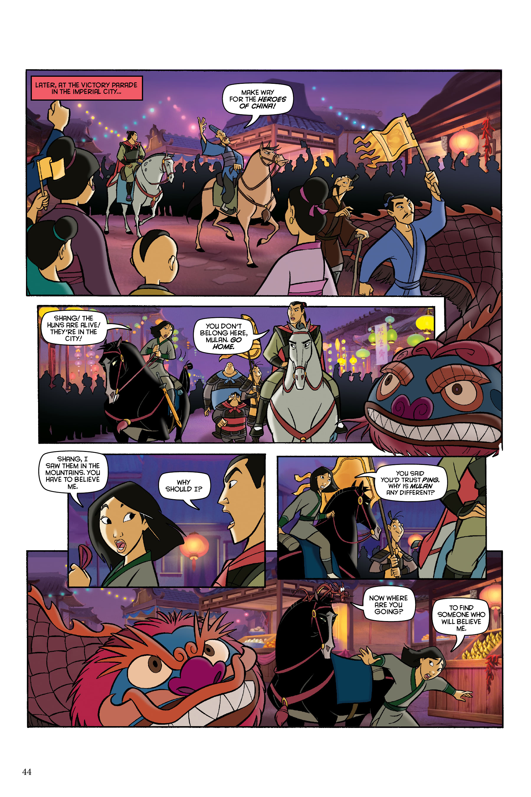 Mulan: The Story of the Movie in Comics (2020) issue 1 - Page 44