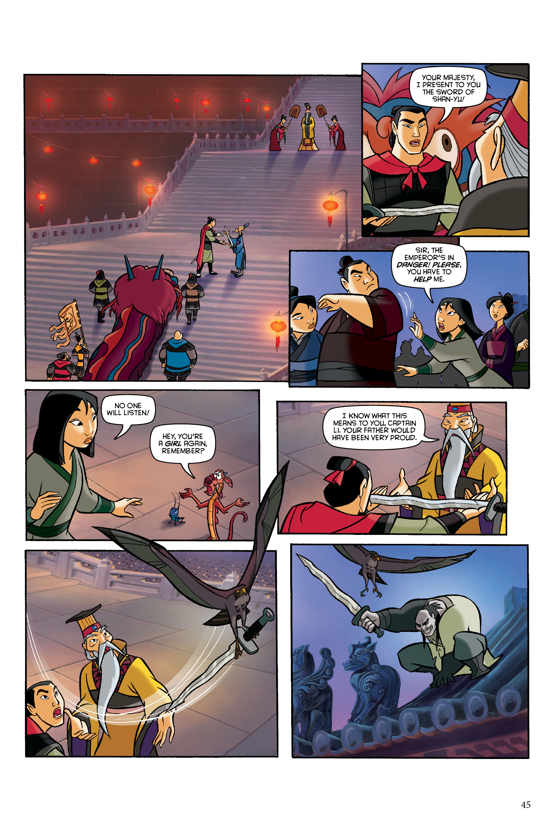 Mulan: The Story of the Movie in Comics (2020) issue 1 - Page 45