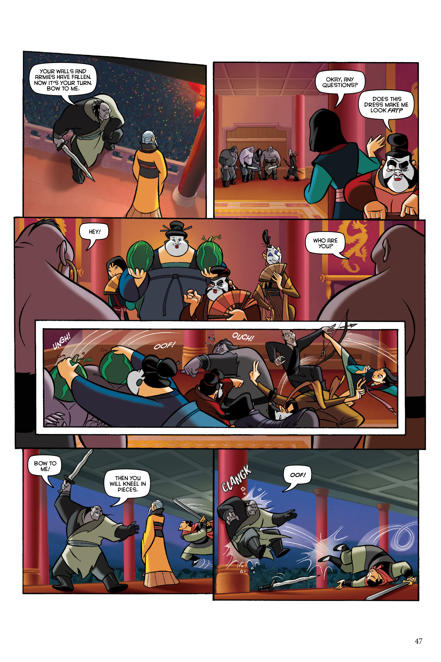 Mulan: The Story of the Movie in Comics (2020) issue 1 - Page 47