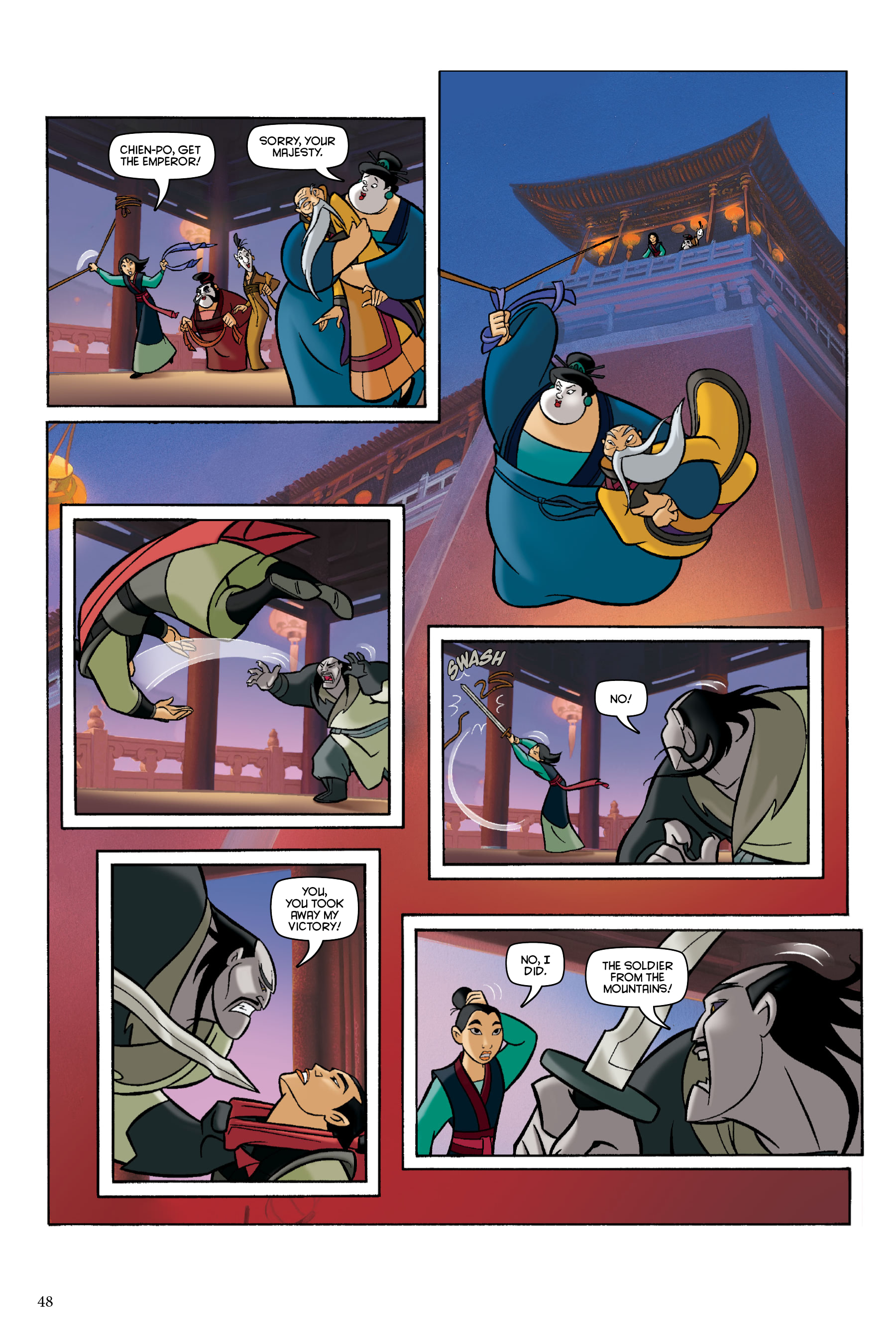 Mulan: The Story of the Movie in Comics (2020) issue 1 - Page 48