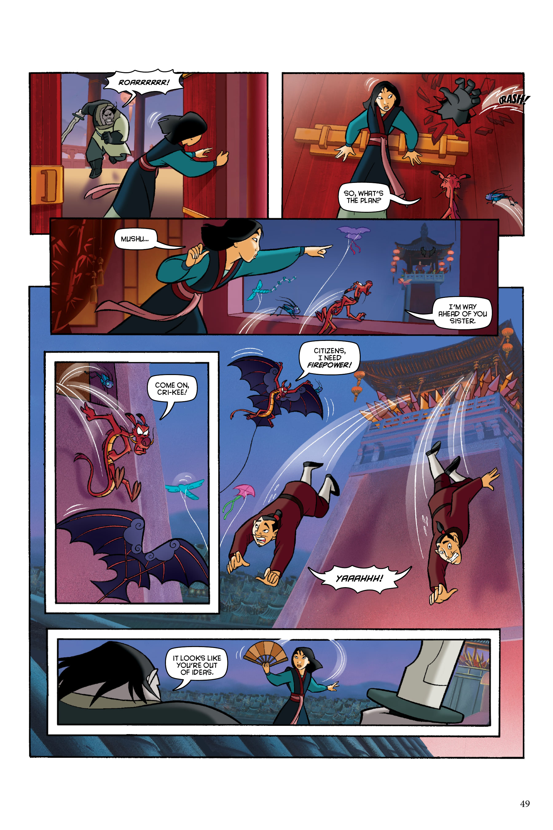 Mulan: The Story of the Movie in Comics (2020) issue 1 - Page 49