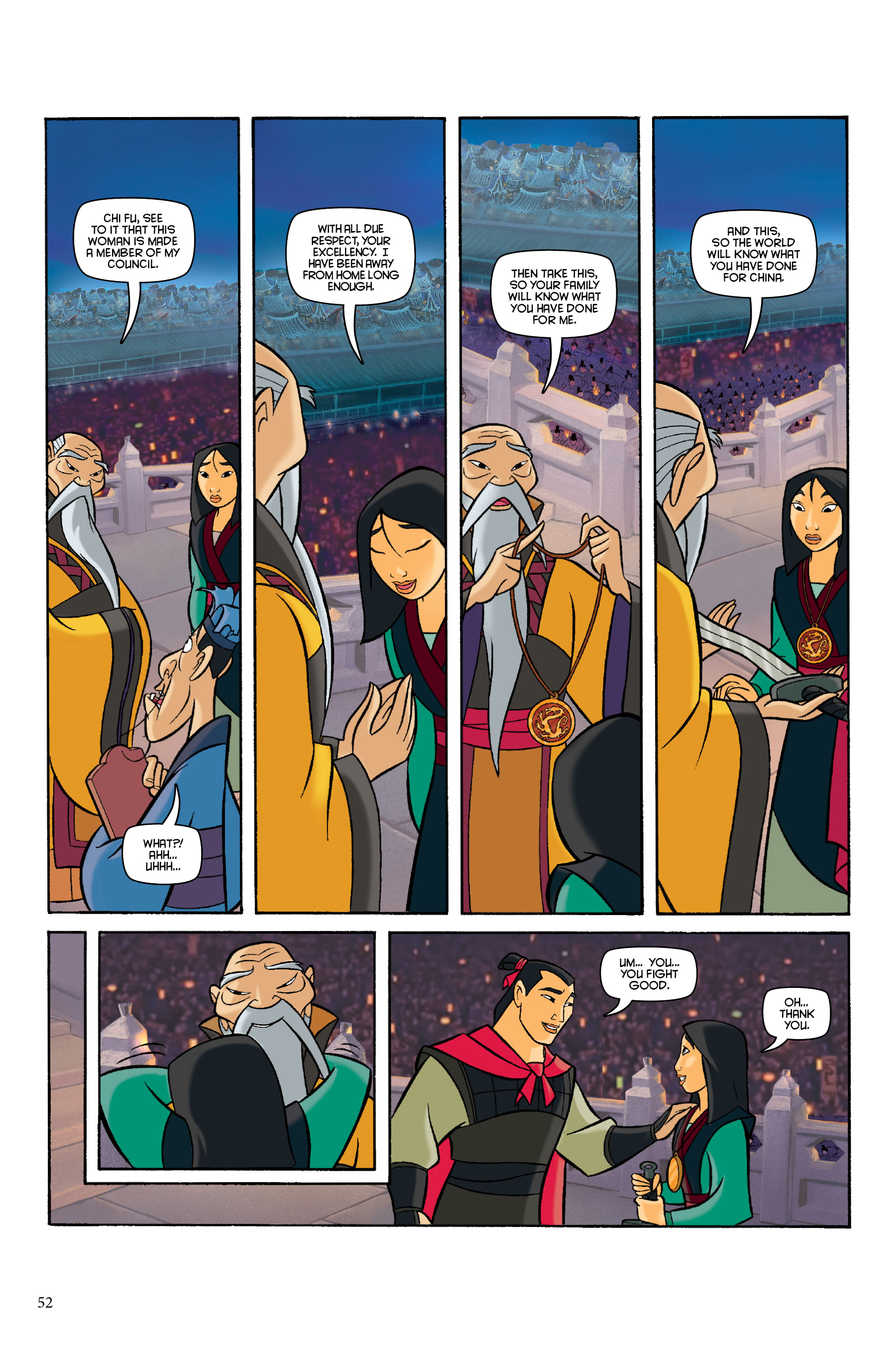 Mulan: The Story of the Movie in Comics (2020) issue 1 - Page 52