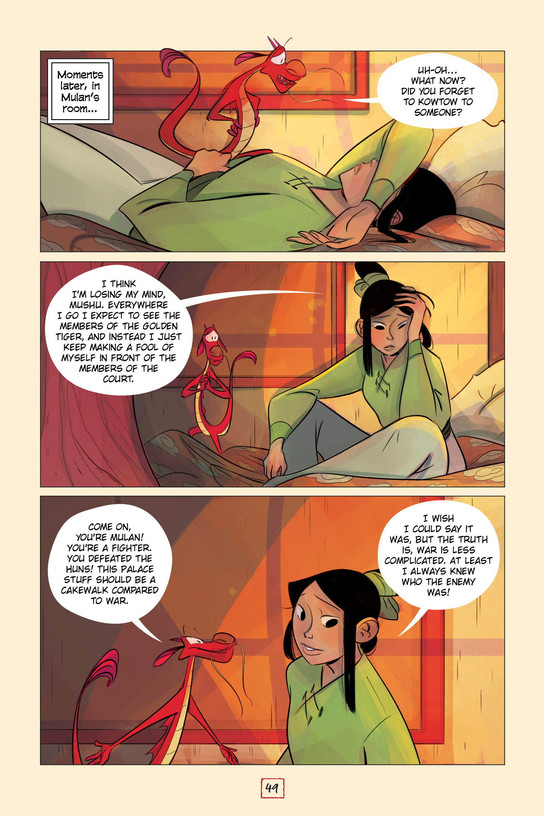 Mulan's Adventure Journal: The Palace of Secrets (2020) issue 1 - Page 50