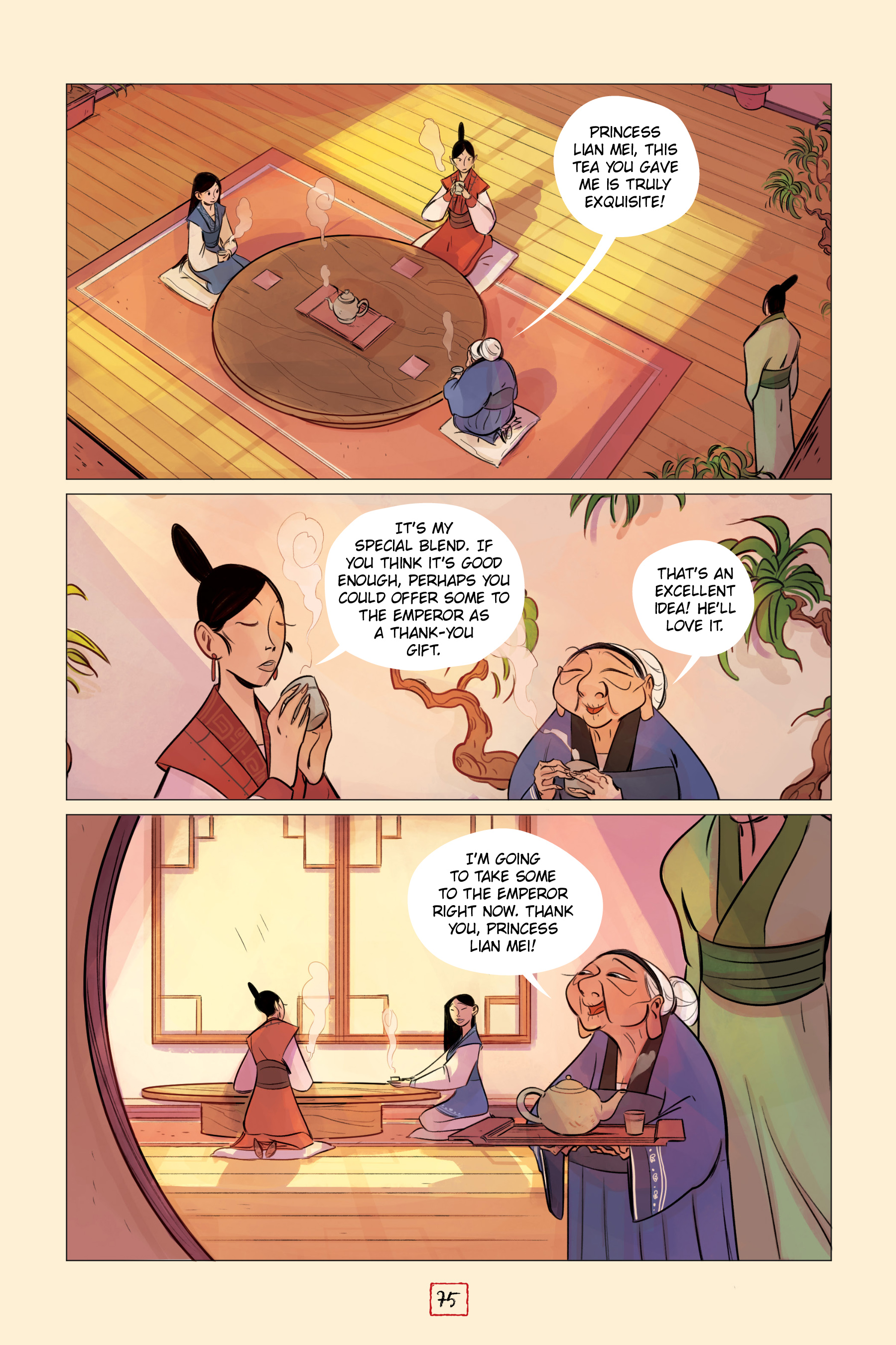 Mulan's Adventure Journal: The Palace of Secrets (2020) issue 1 - Page 74