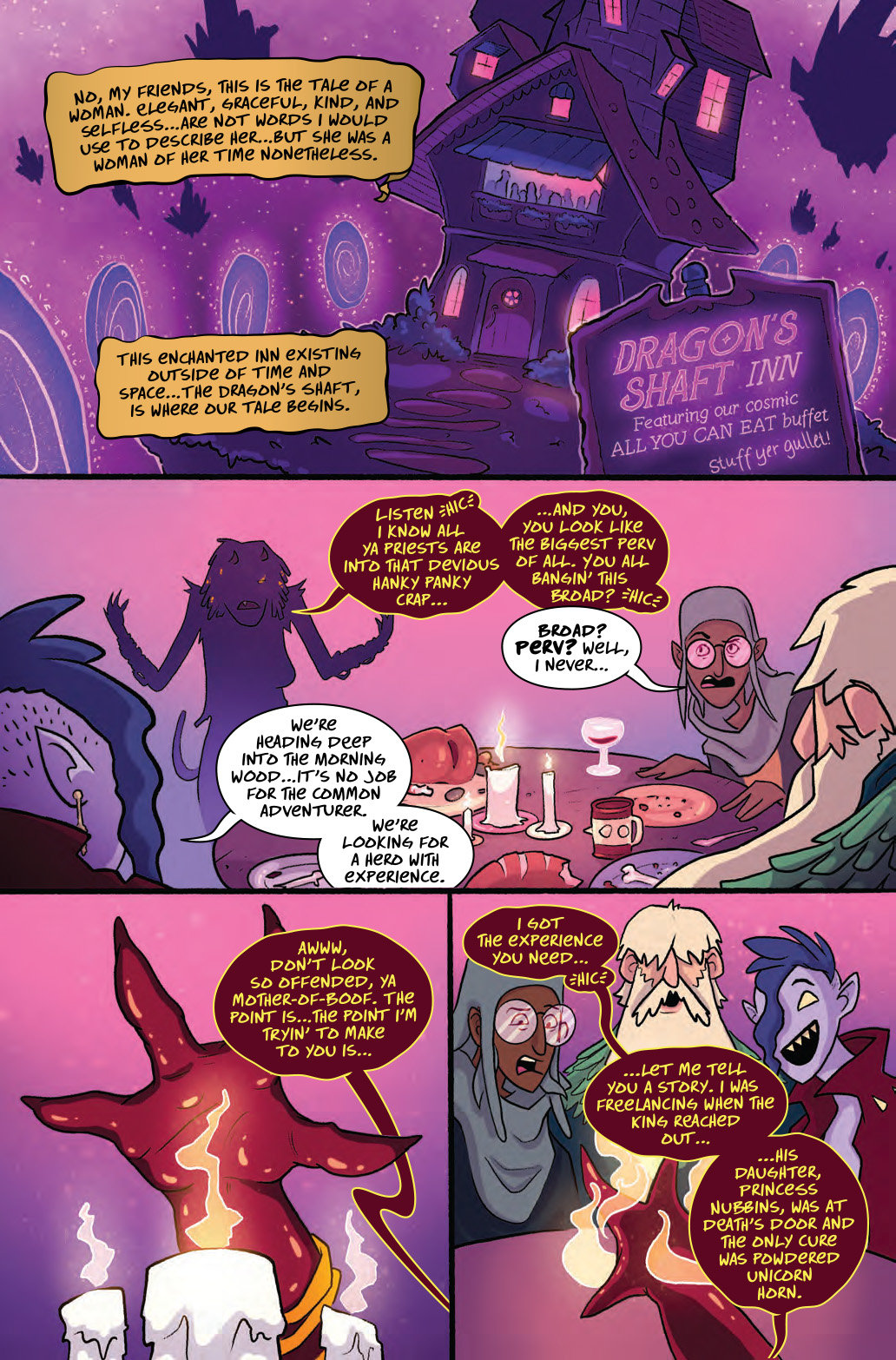 Murder Hobo: All Inn At the Dragon's Shaft (2020): Chapter 1 - Page 5