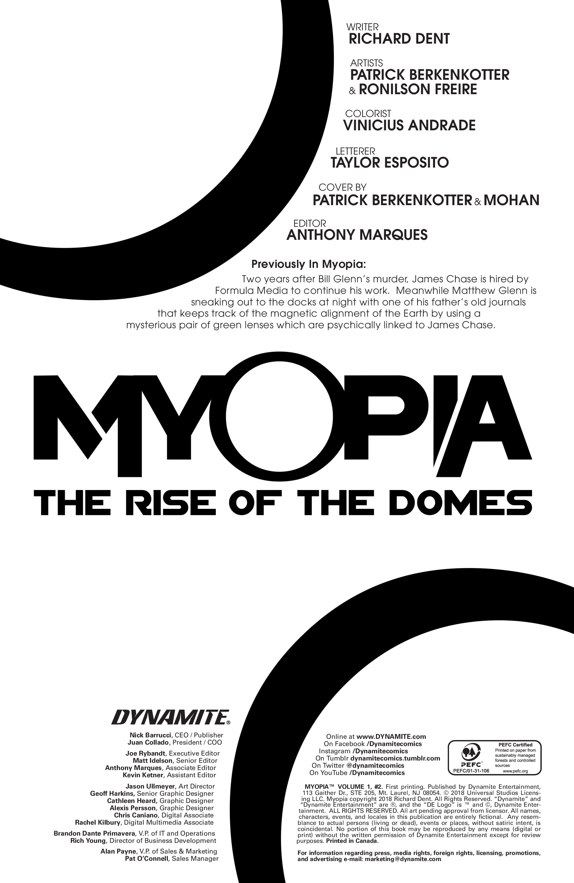 Myopia: The Rise Of The Domes (2018-): Chapter 1 - Page 2
