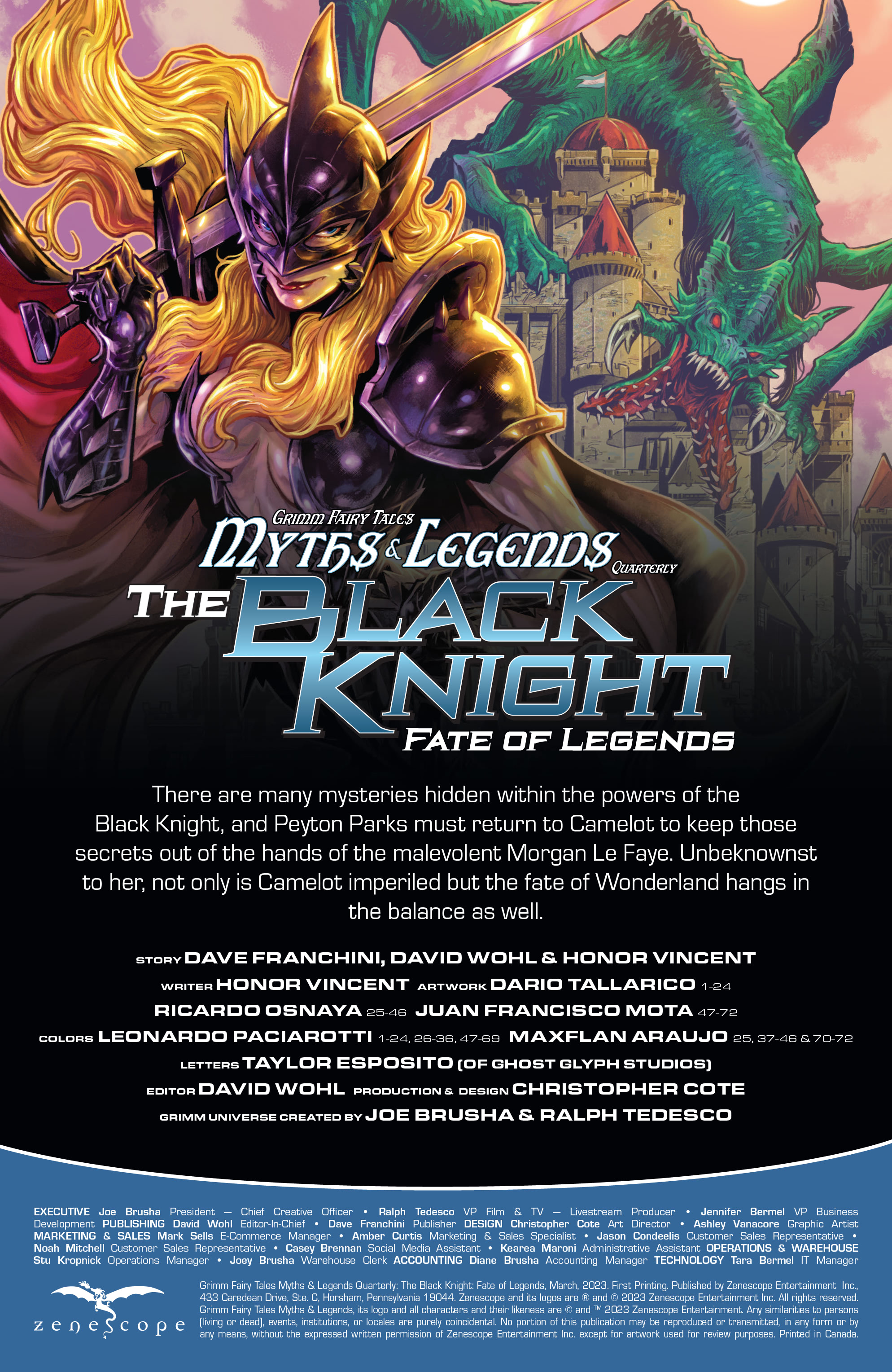 Myths and Legends Quarterly: Black Knight Fate of Legends (2023-): Chapter 1 - Page 2