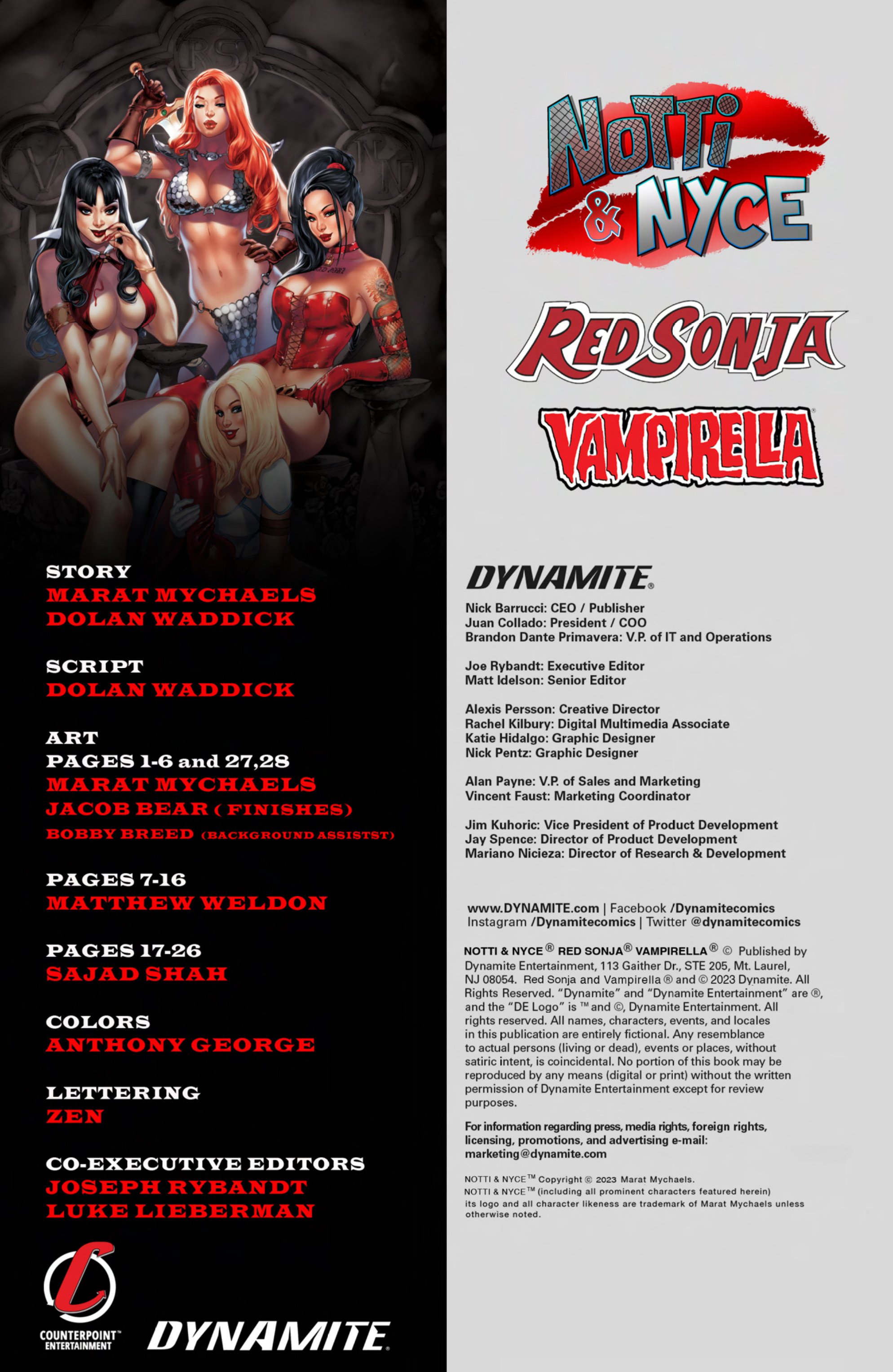 Notti and Nyce Red Sonja Vampirella (2023-): Chapter 1 - Page 2