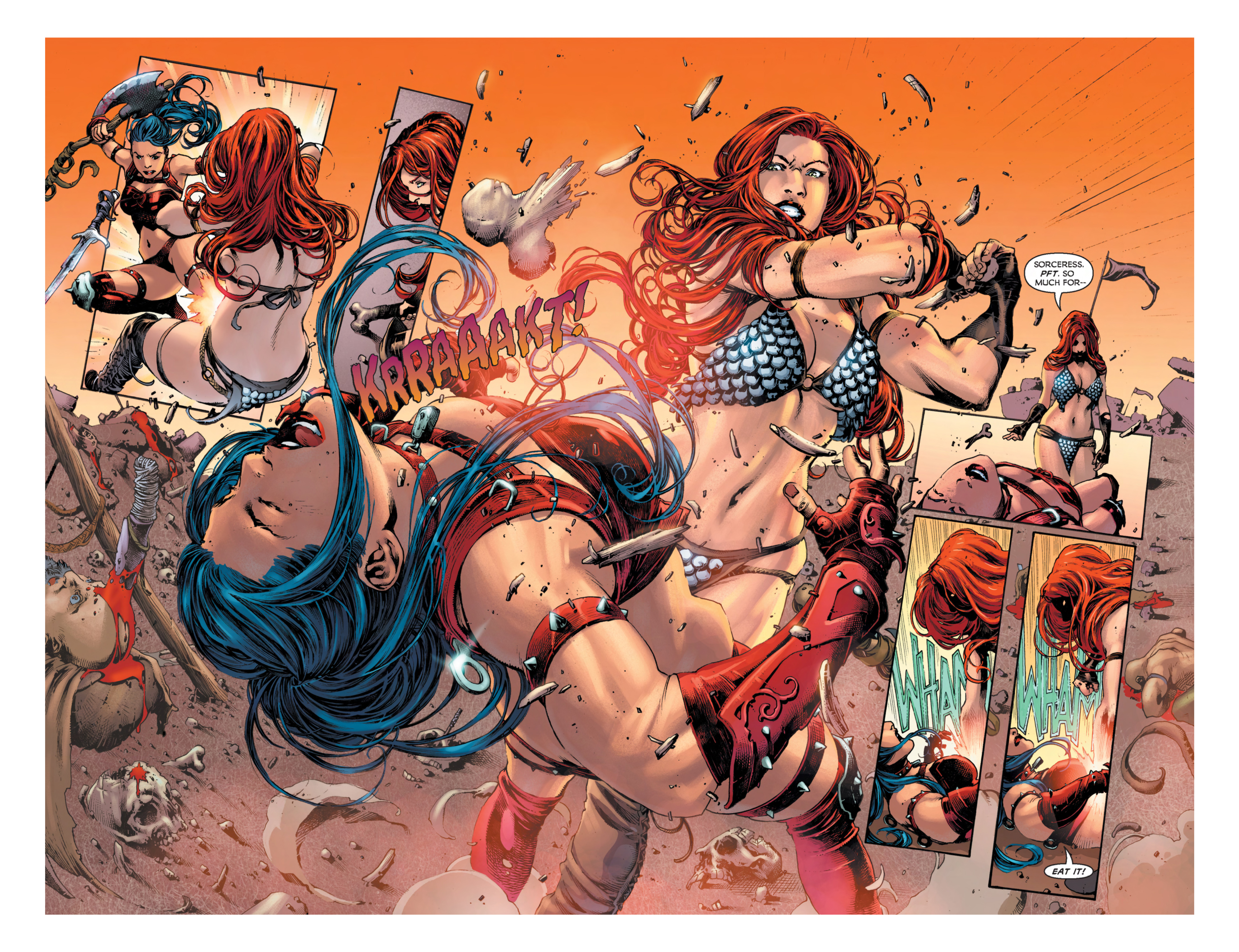 Notti and Nyce Red Sonja Vampirella (2023-) issue 1 - Page 11