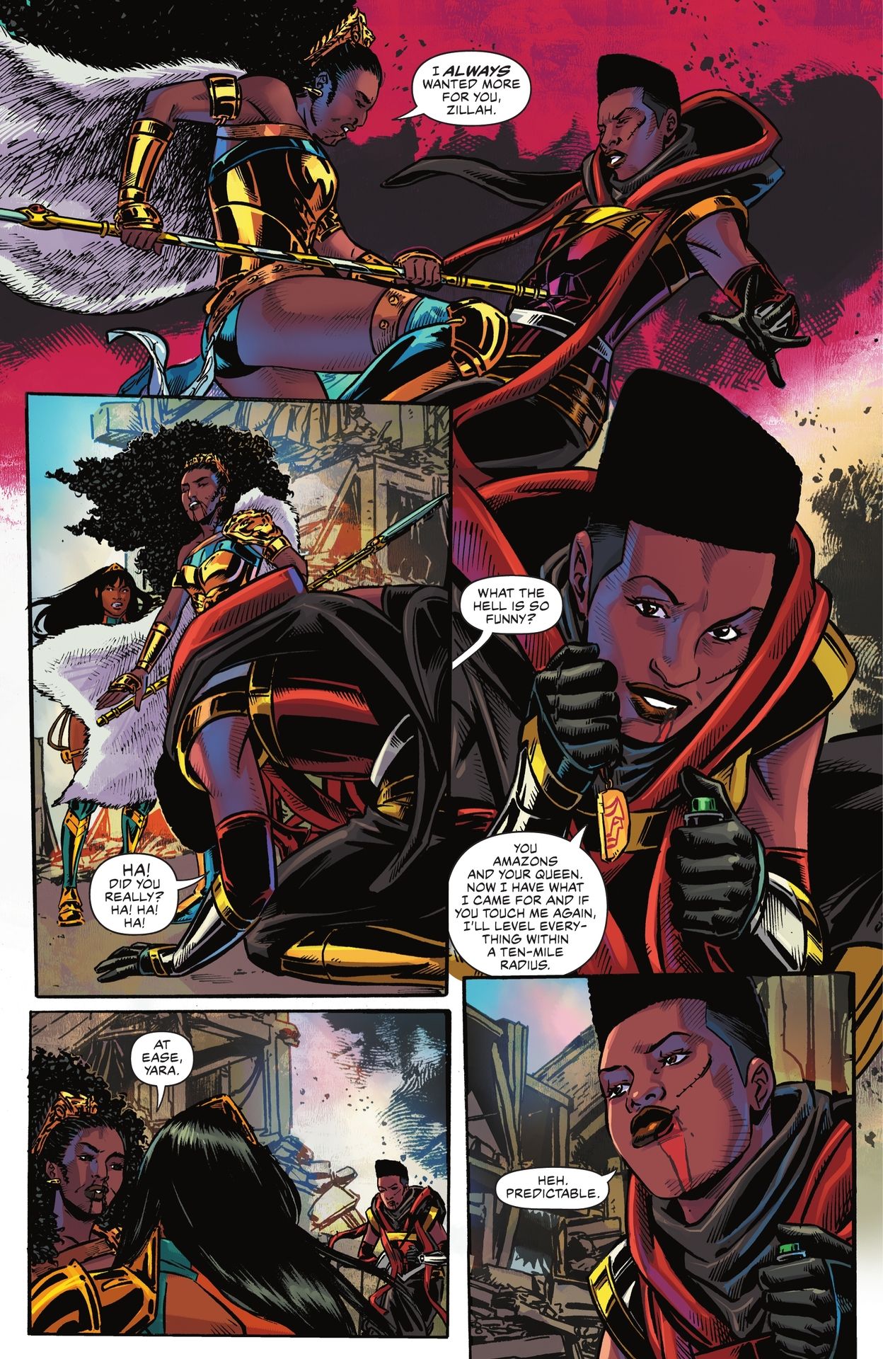 Nubia Queen Of The Amazons Chapter Page