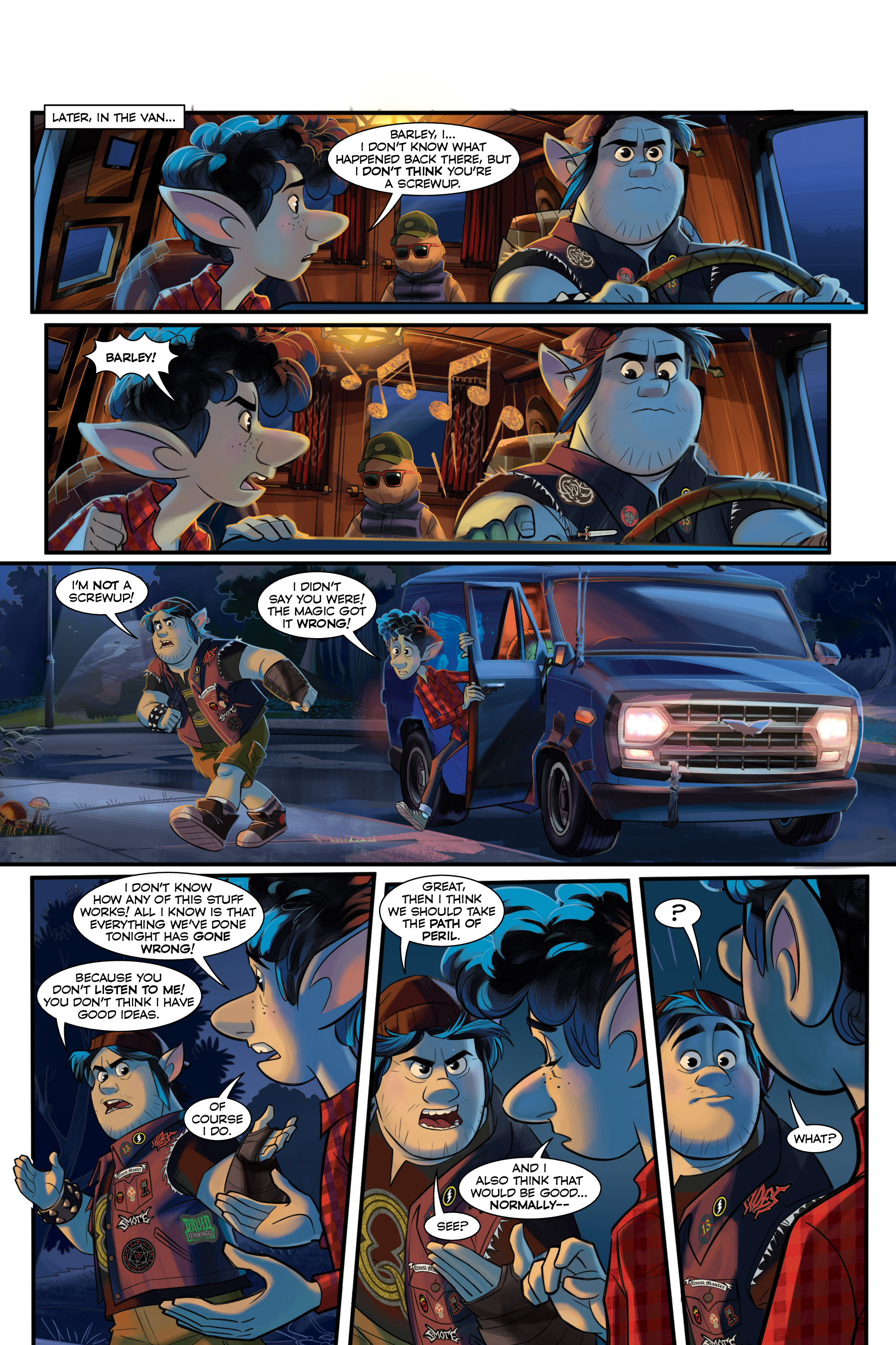 Onward: The Story of the Movie in Comics (2020) issue 1 - Page 38