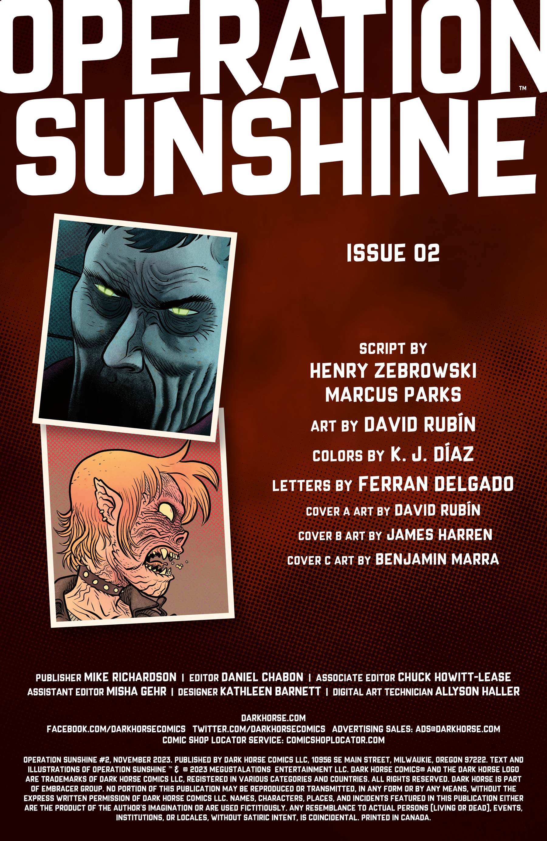 Operation Sunshine (2023-) issue 2 - Page 2