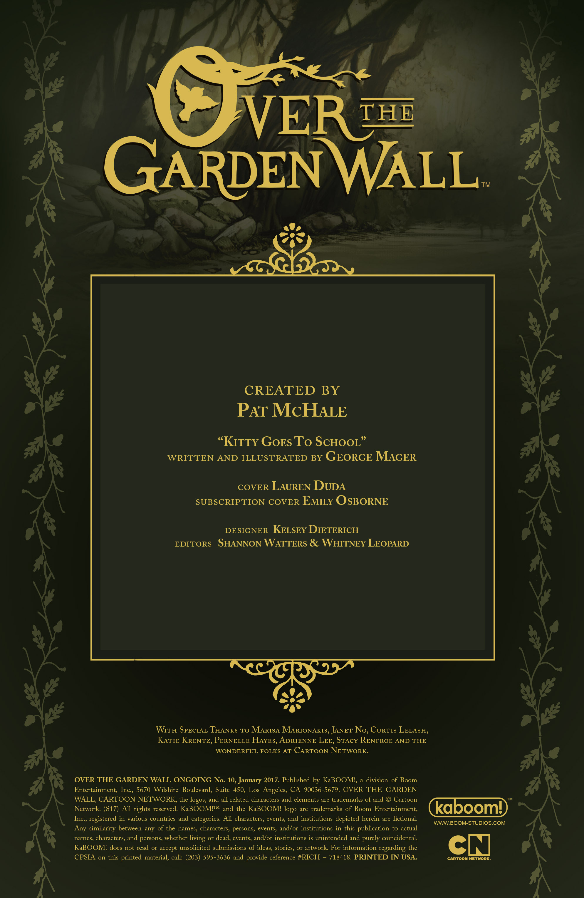 Over the Garden Wall (2015-) issue 10 - Page 2