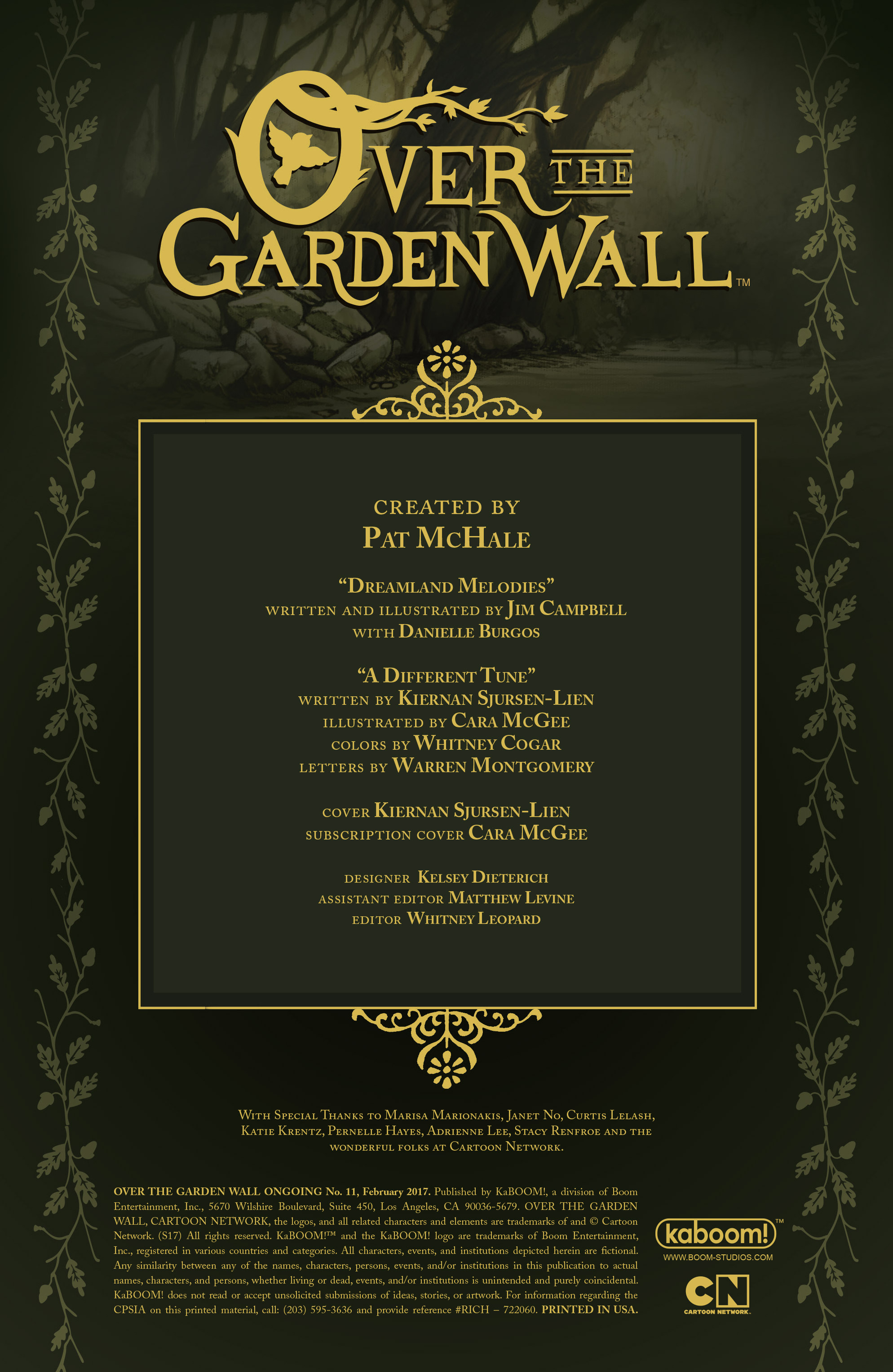 Over the Garden Wall (2015-) issue 11 - Page 2