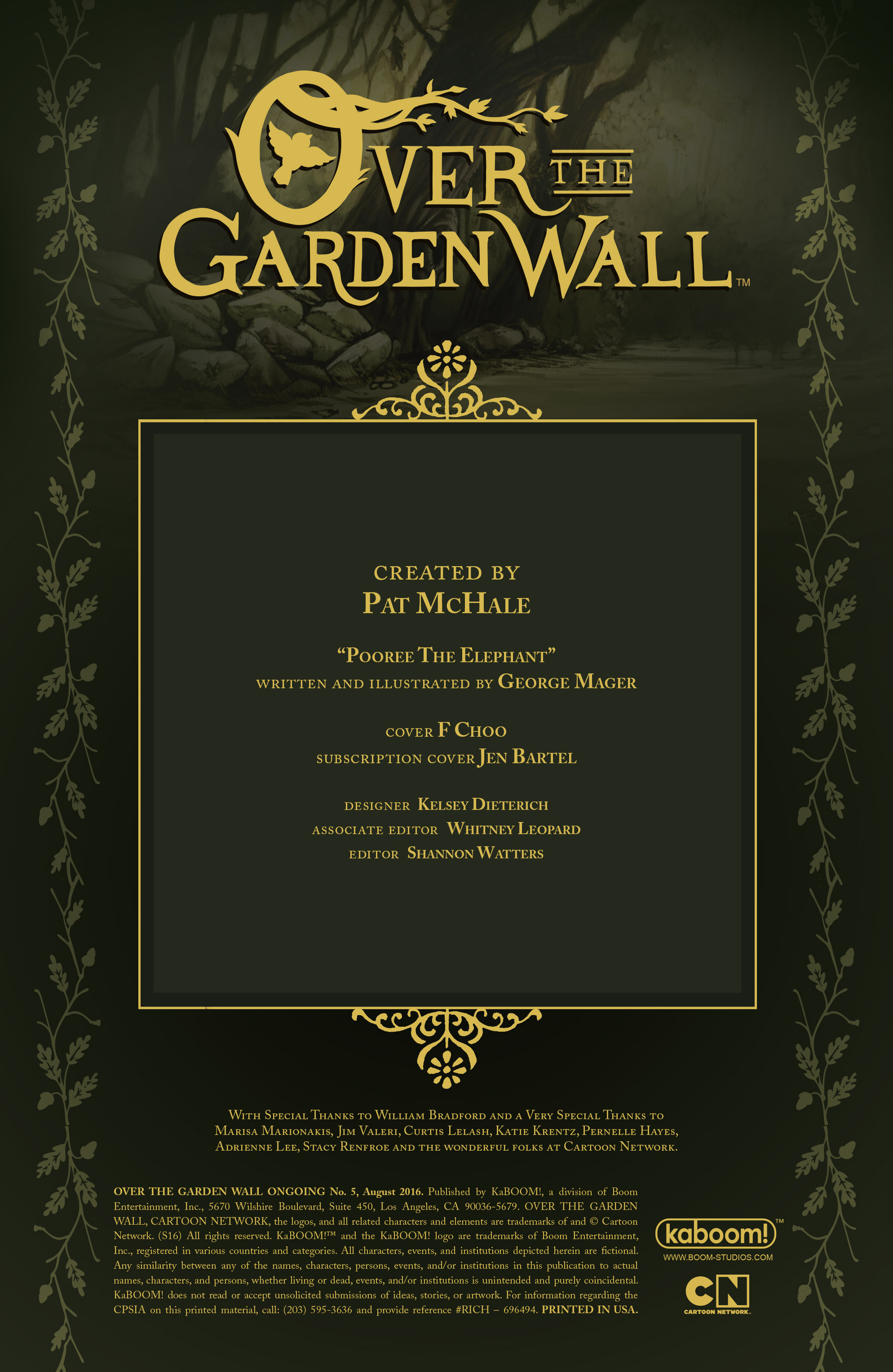 Over the Garden Wall (2015-) issue 5 - Page 2