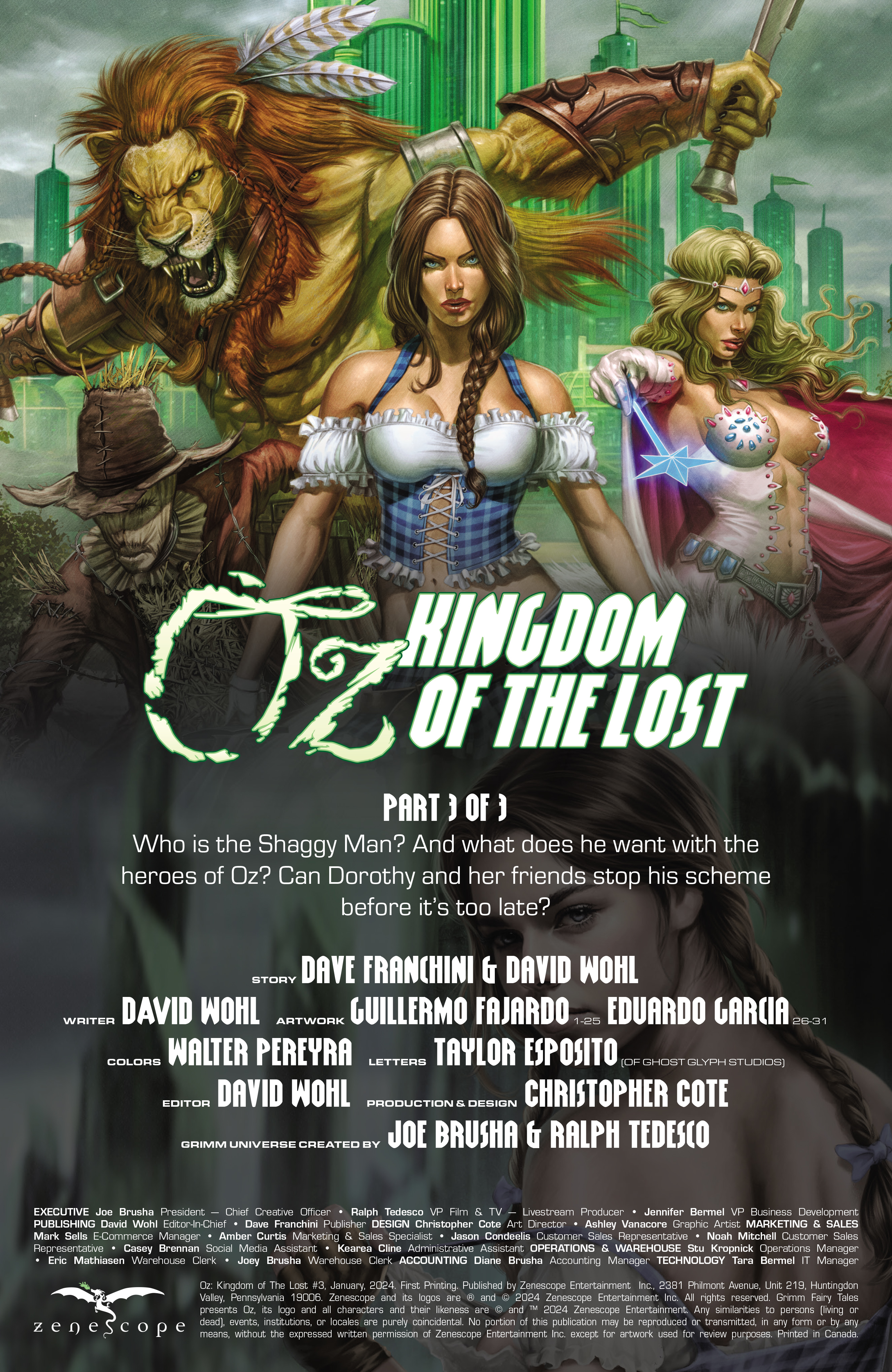 Oz: Kingdom of the Lost (2023-) issue 3 - Page 2