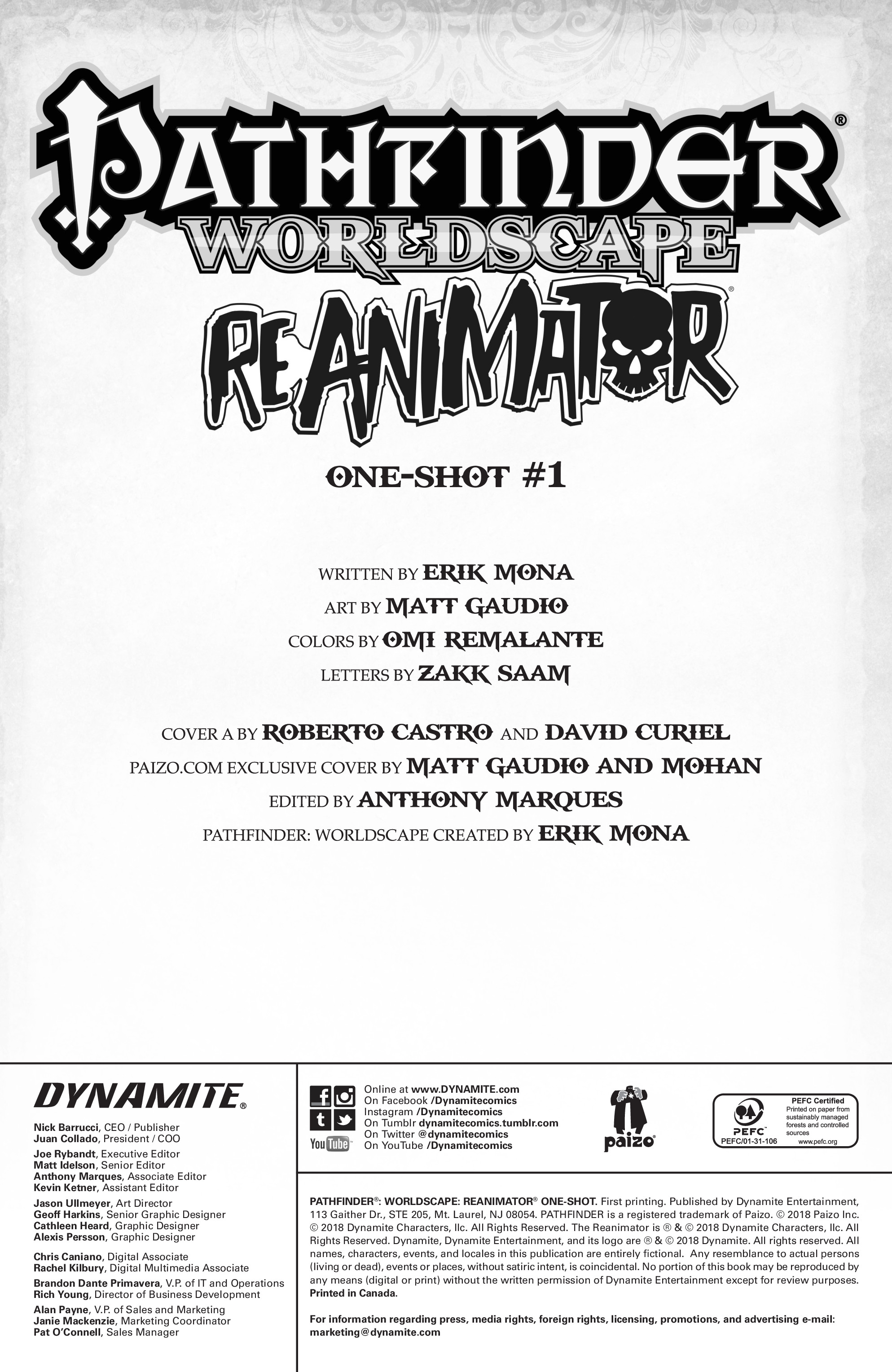 Pathfinder: Worldscape - Reanimator (2018): Chapter 1 - Page 2