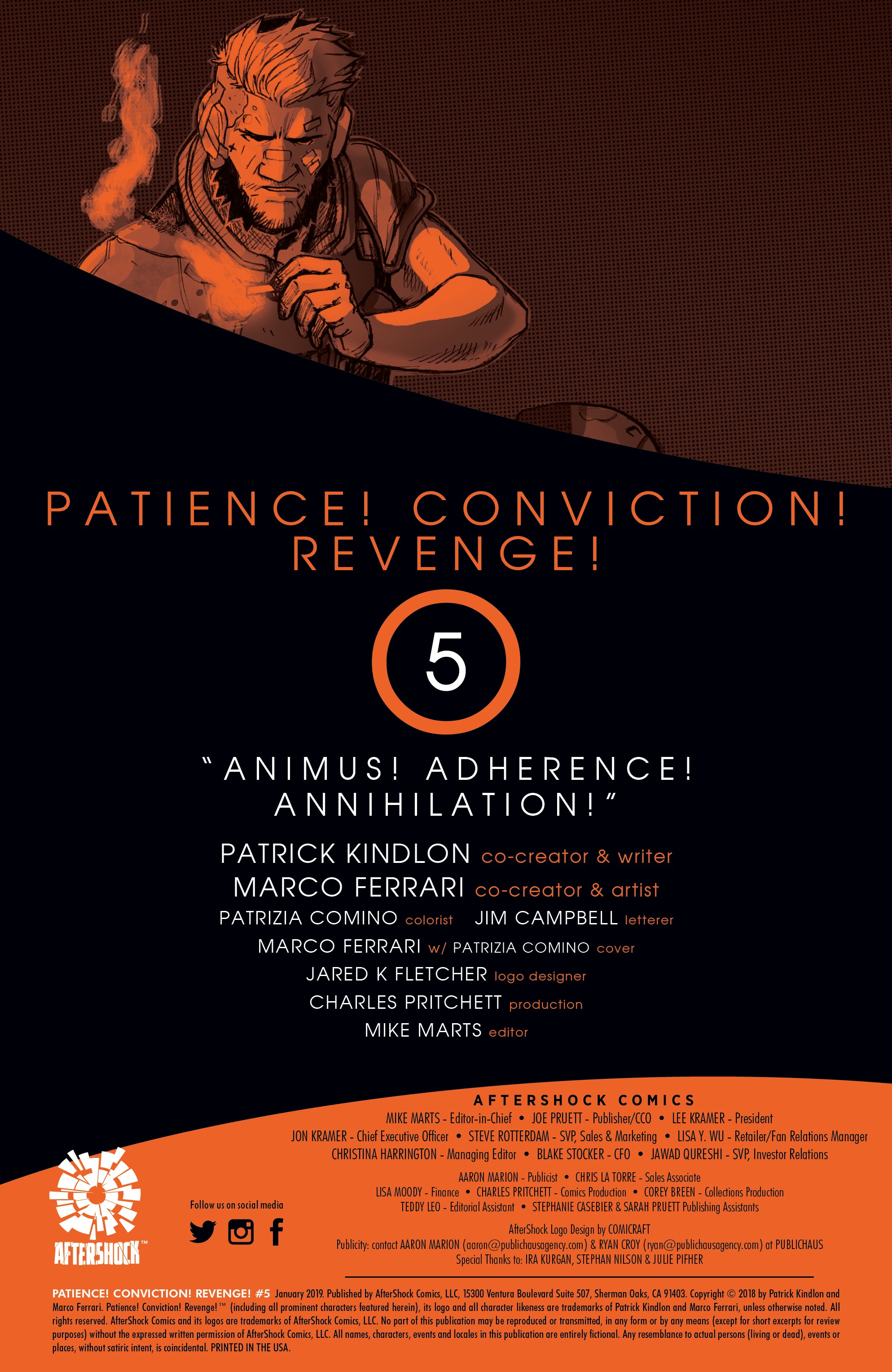 Patience! Conviction! Revenge! (2018-) issue 5 - Page 2