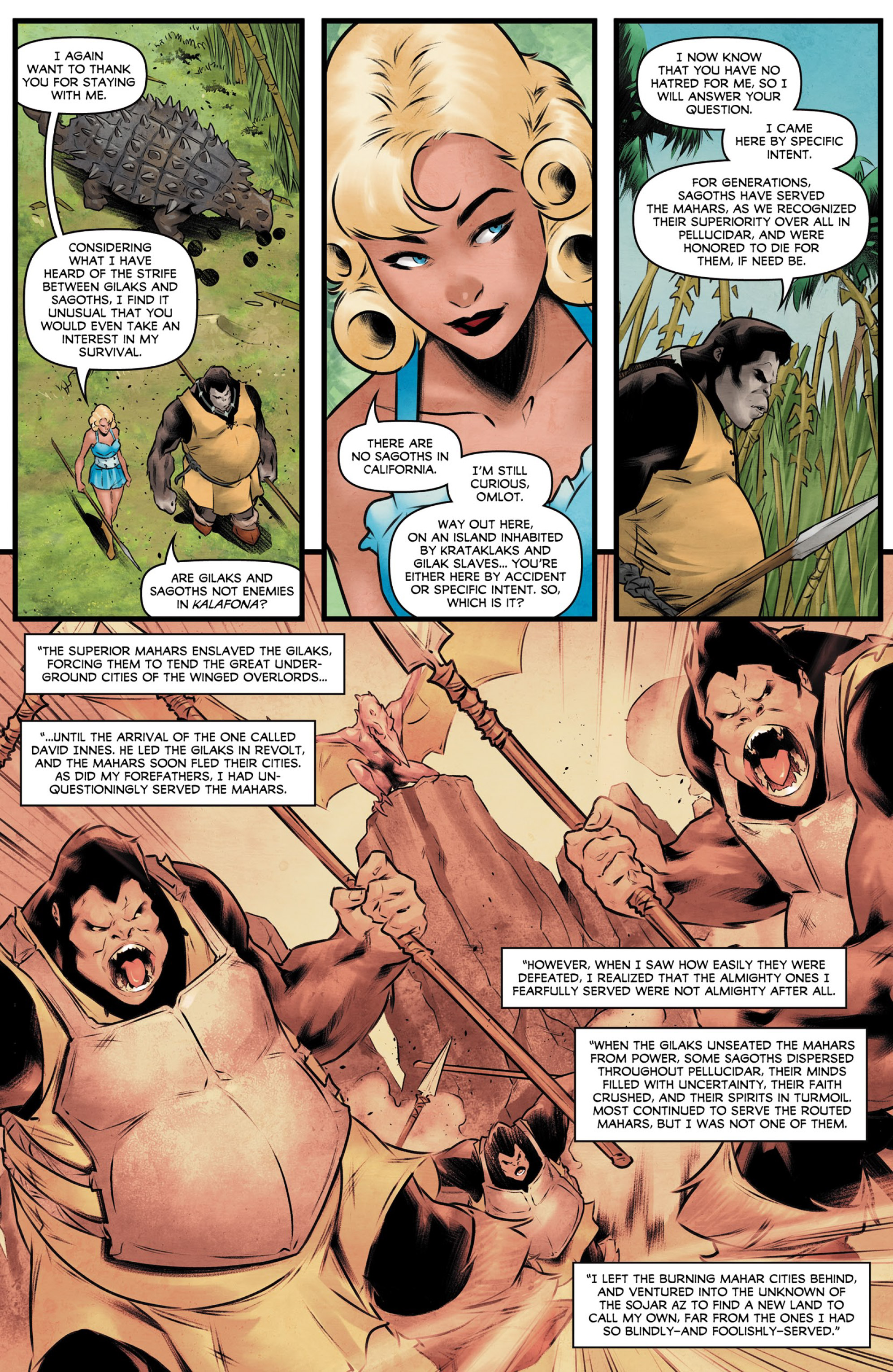 Pellucidar Across Savage Seas (2021-) issue 3 - Page 9