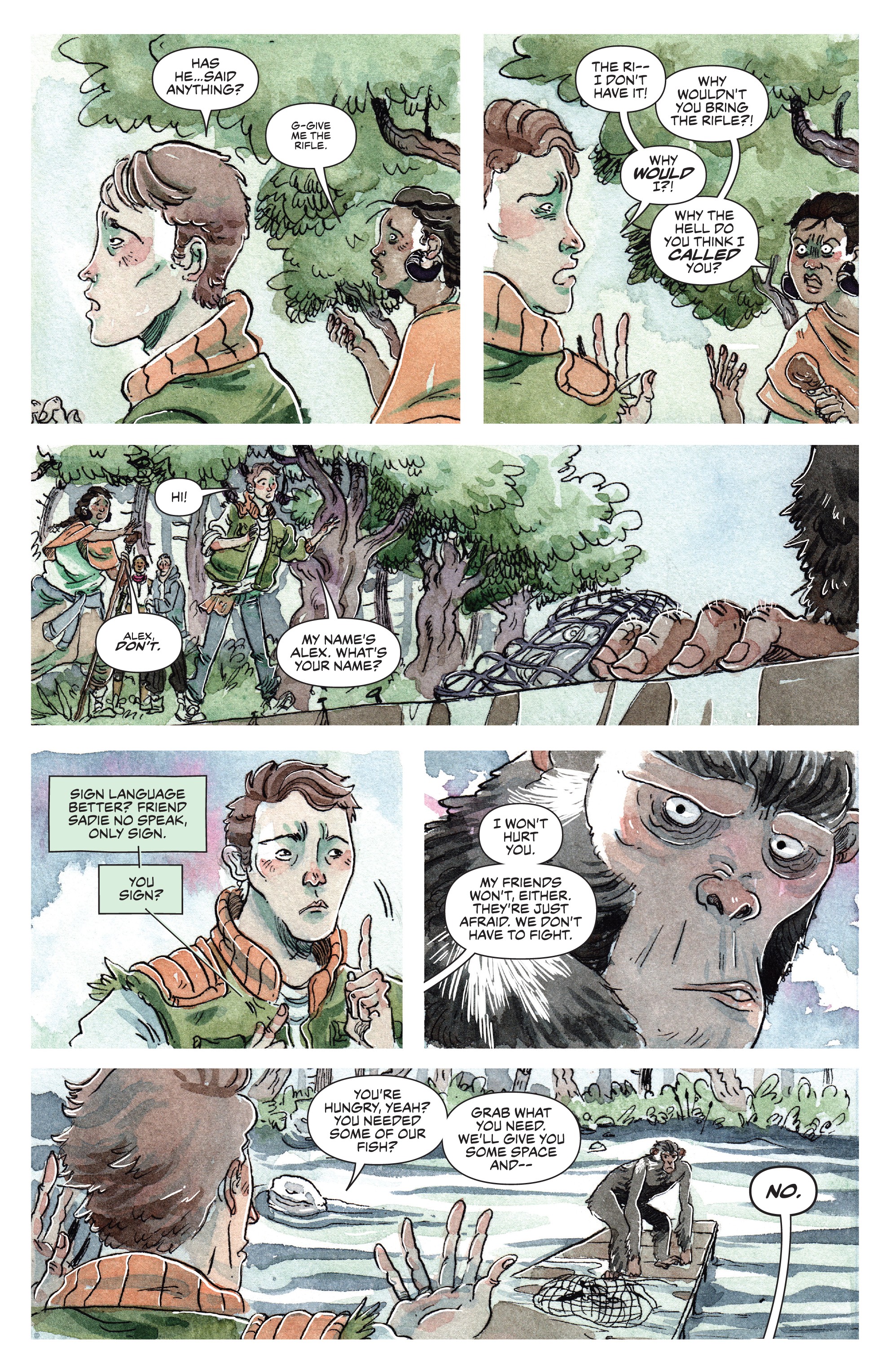 Planet of the Apes: The Time of Man (2018) issue 1 - Page 28