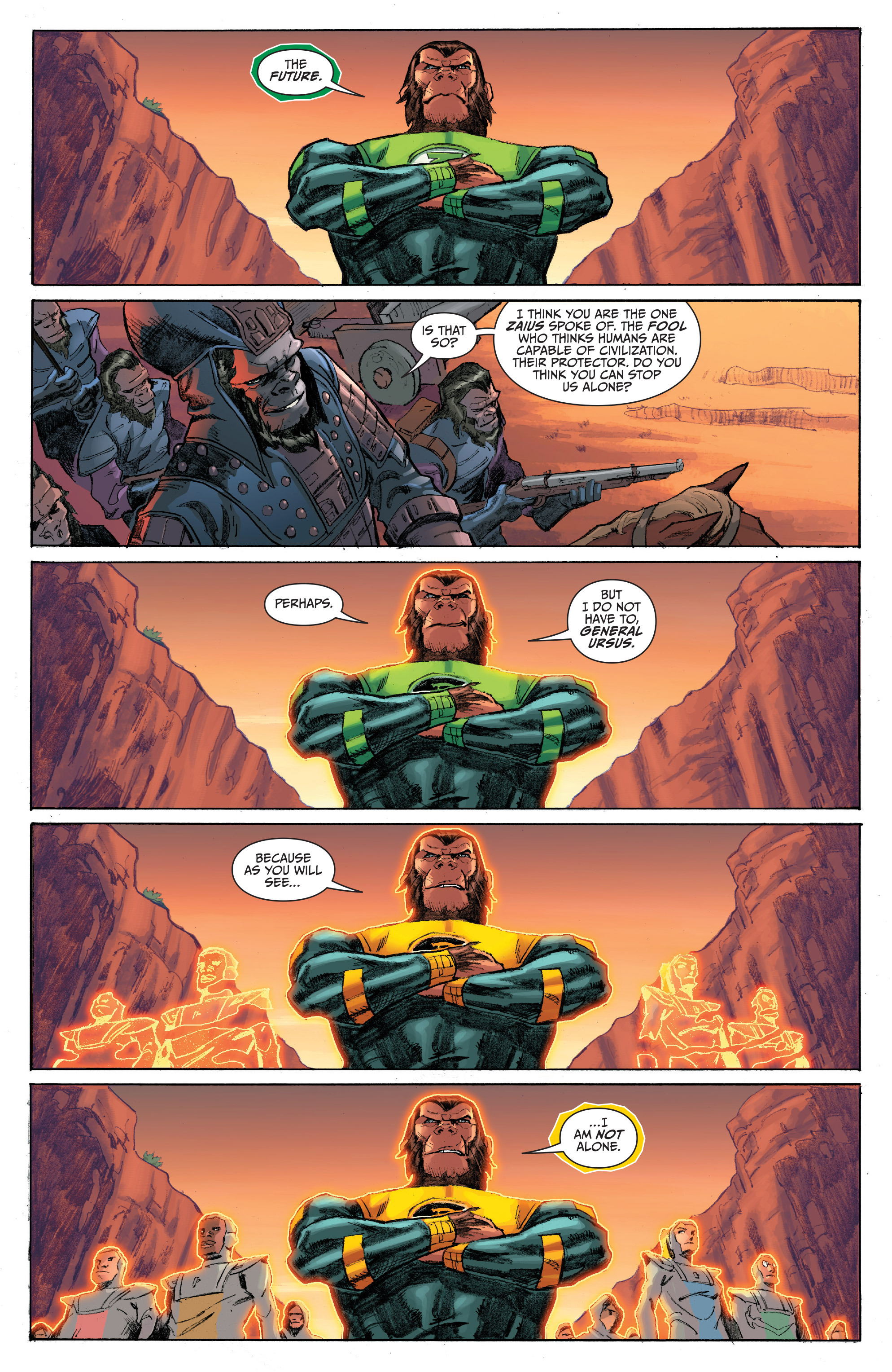 Planet of the Apes/Green Lantern (2017) issue 3 - Page 11