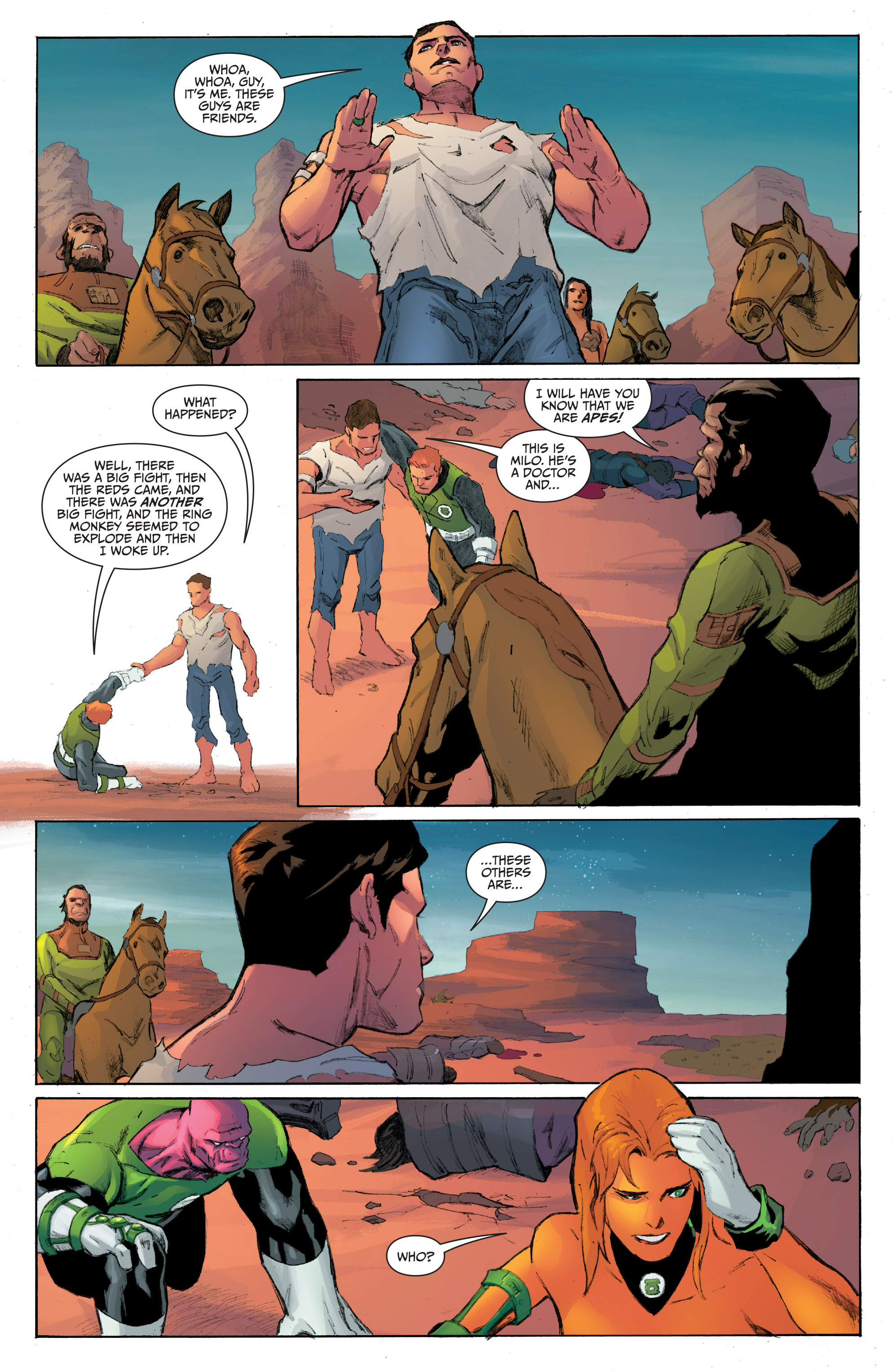 Planet of the Apes/Green Lantern (2017) issue 4 - Page 12