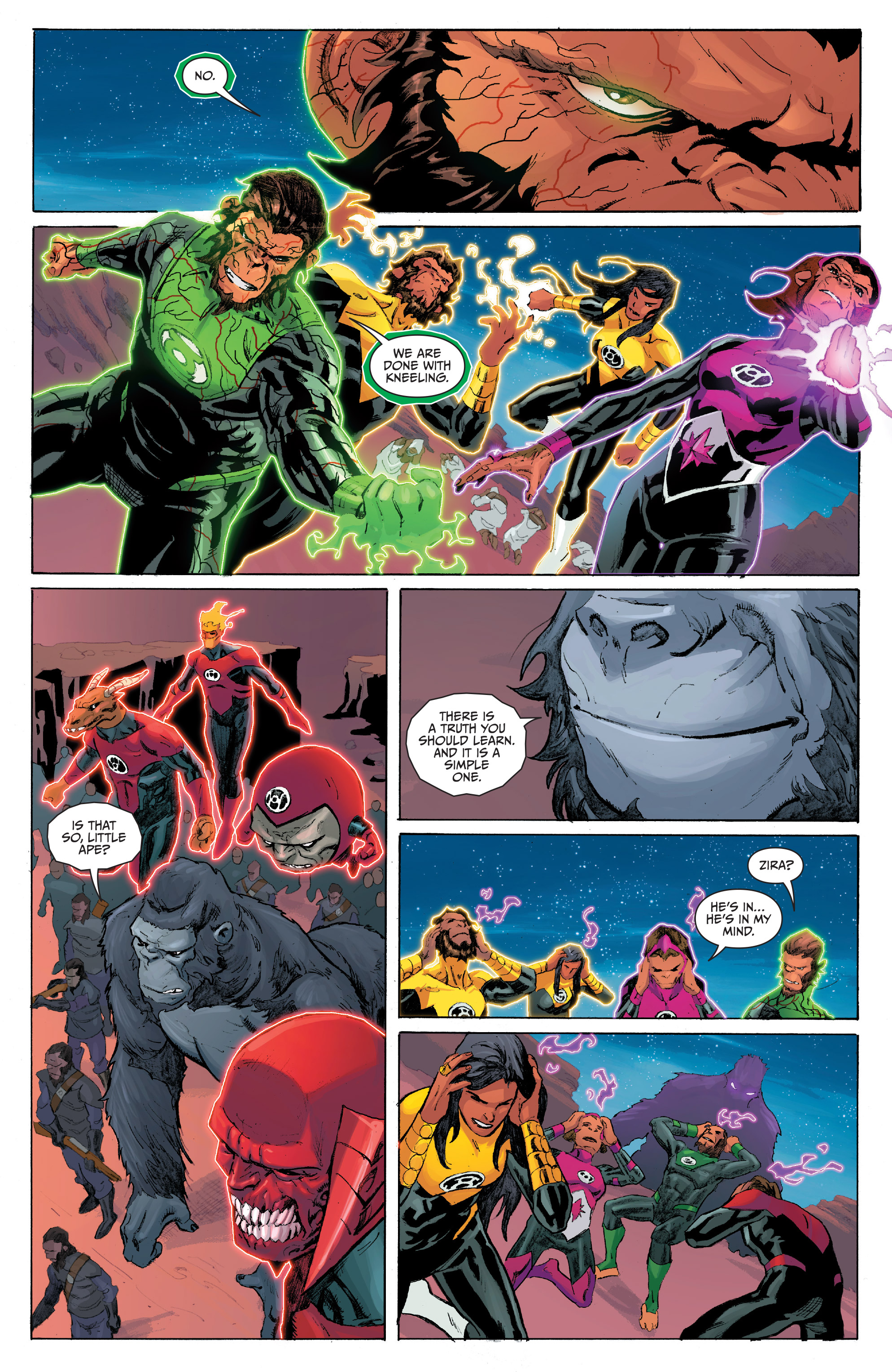 Planet of the Apes/Green Lantern (2017) issue 5 - Page 6