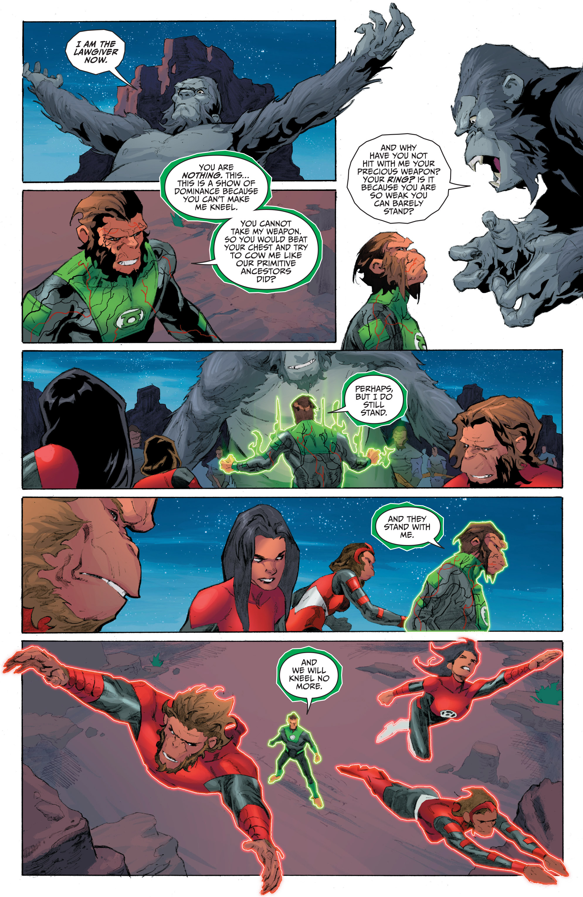 Planet of the Apes/Green Lantern (2017) issue 5 - Page 9