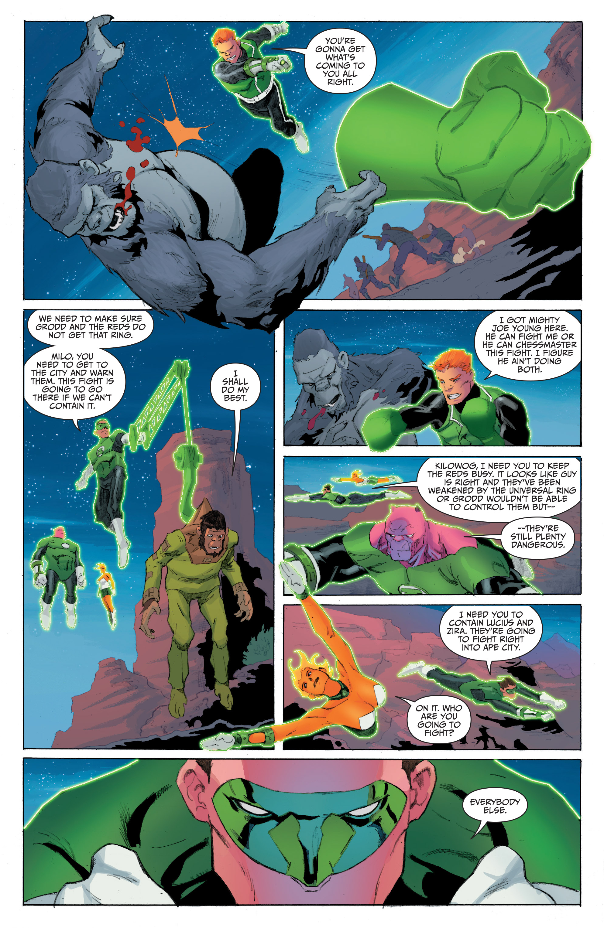 Planet of the Apes/Green Lantern (2017) issue 5 - Page 12