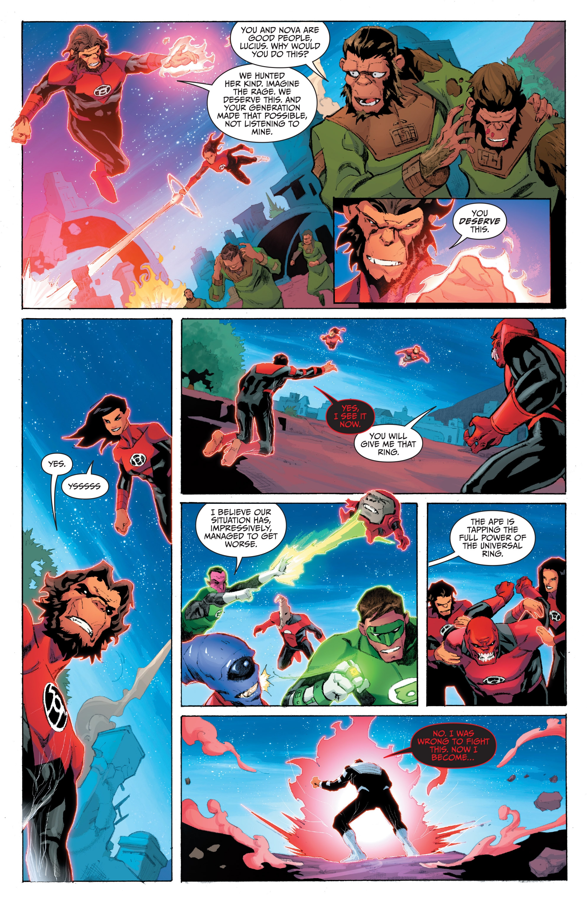 Planet of the Apes/Green Lantern (2017) issue 6 - Page 7