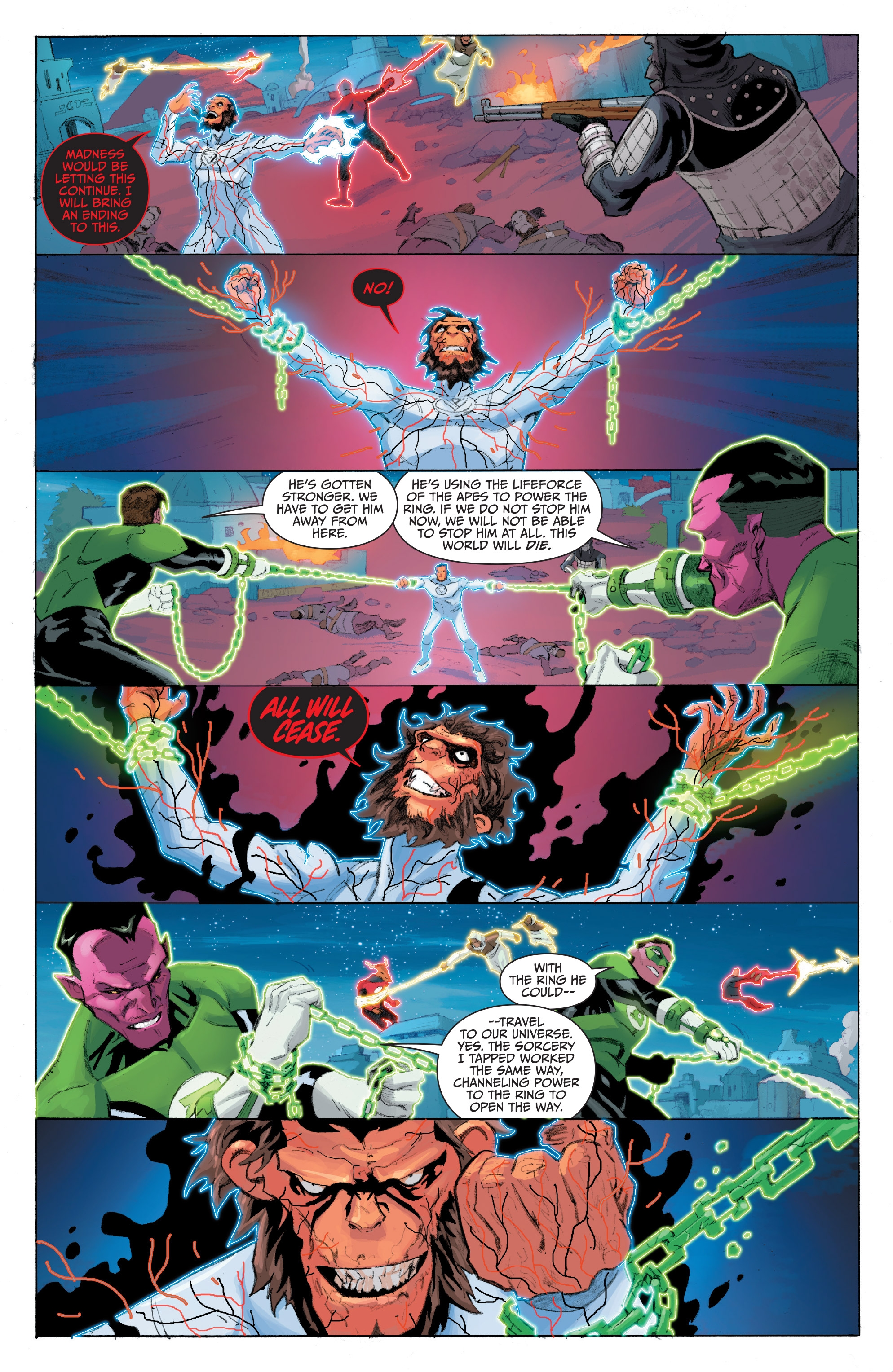 Planet of the Apes/Green Lantern (2017) issue 6 - Page 11