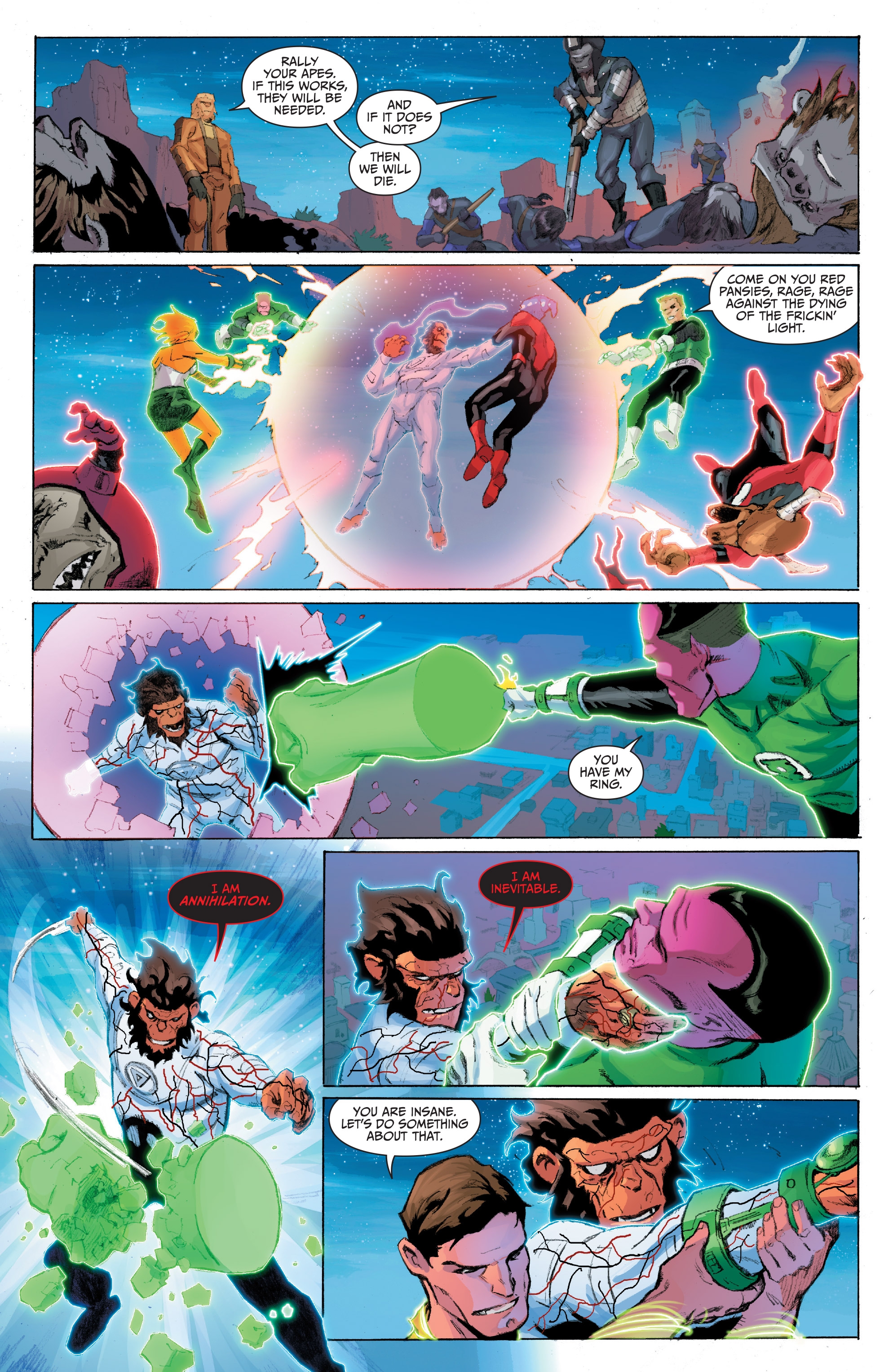 Planet of the Apes/Green Lantern (2017) issue 6 - Page 15