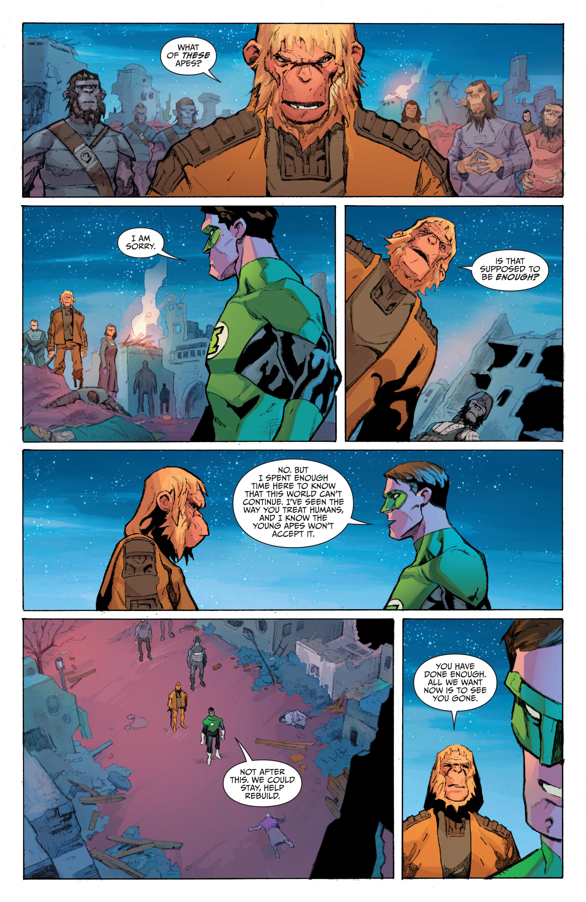 Planet of the Apes/Green Lantern (2017) issue 6 - Page 22