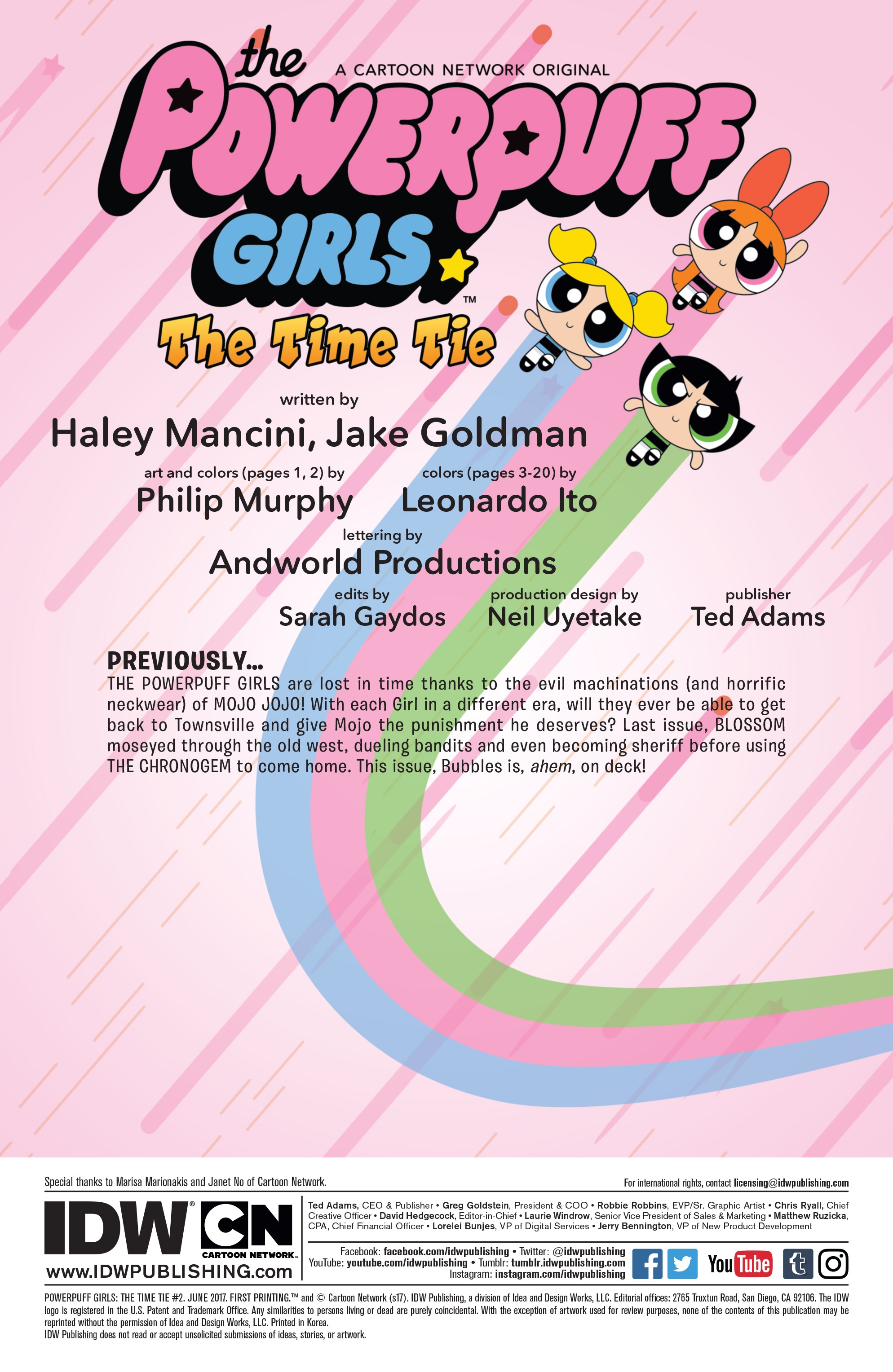 Powerpuff Girls: The Time Tie (2017) issue 2 - Page 2