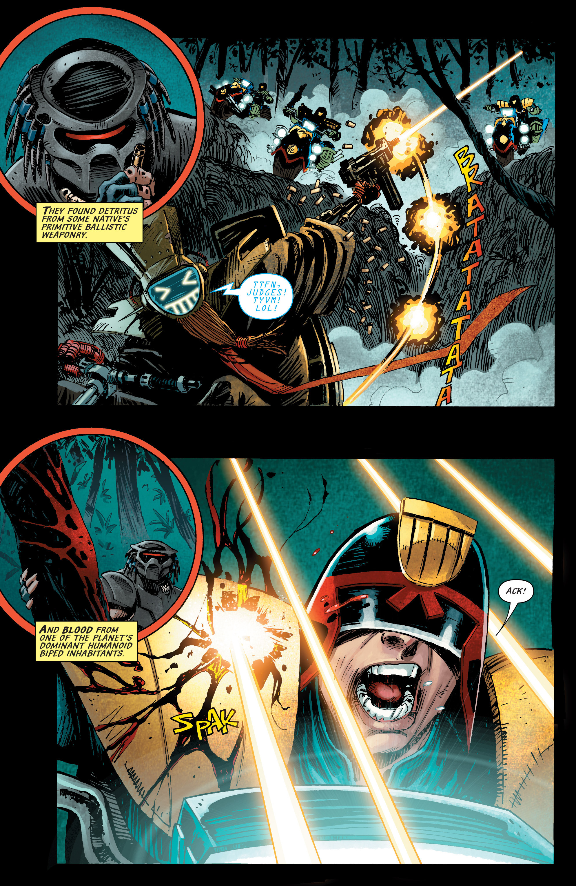 Predator vs. Judge Dredd vs. Aliens (2016) issue 2 - Page 8