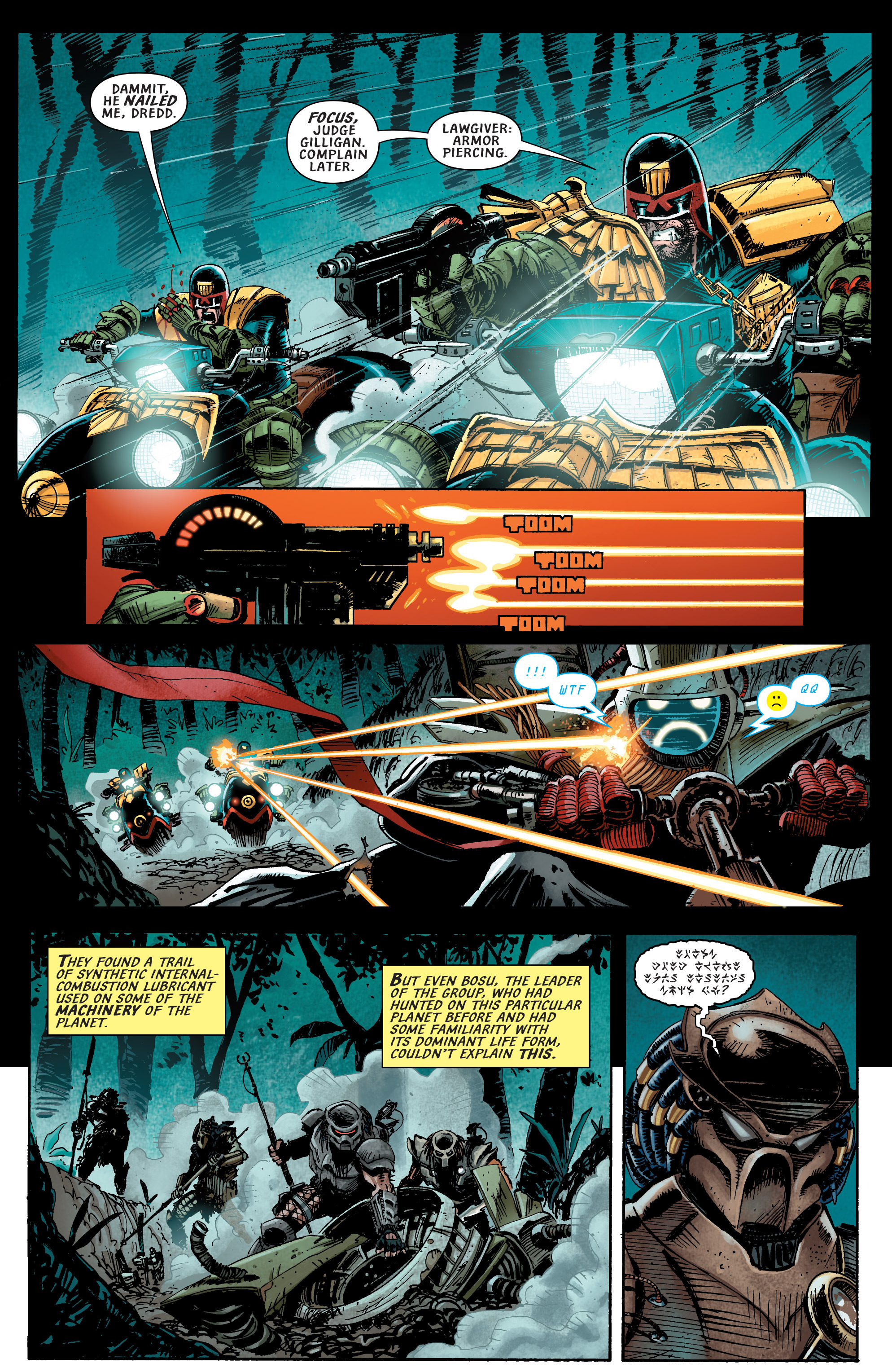 Predator vs. Judge Dredd vs. Aliens (2016) issue 2 - Page 9