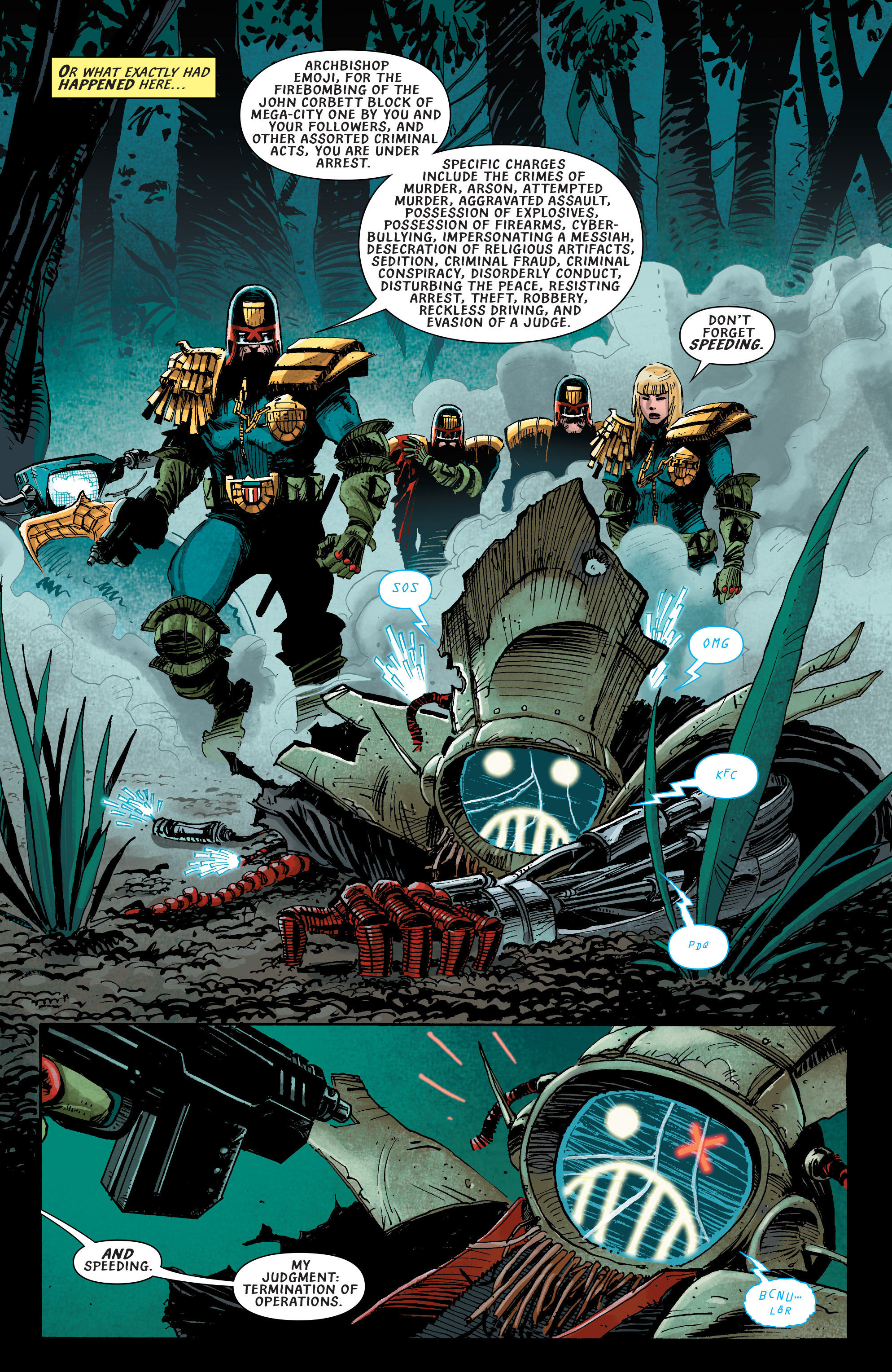 Predator vs. Judge Dredd vs. Aliens (2016) issue 2 - Page 11