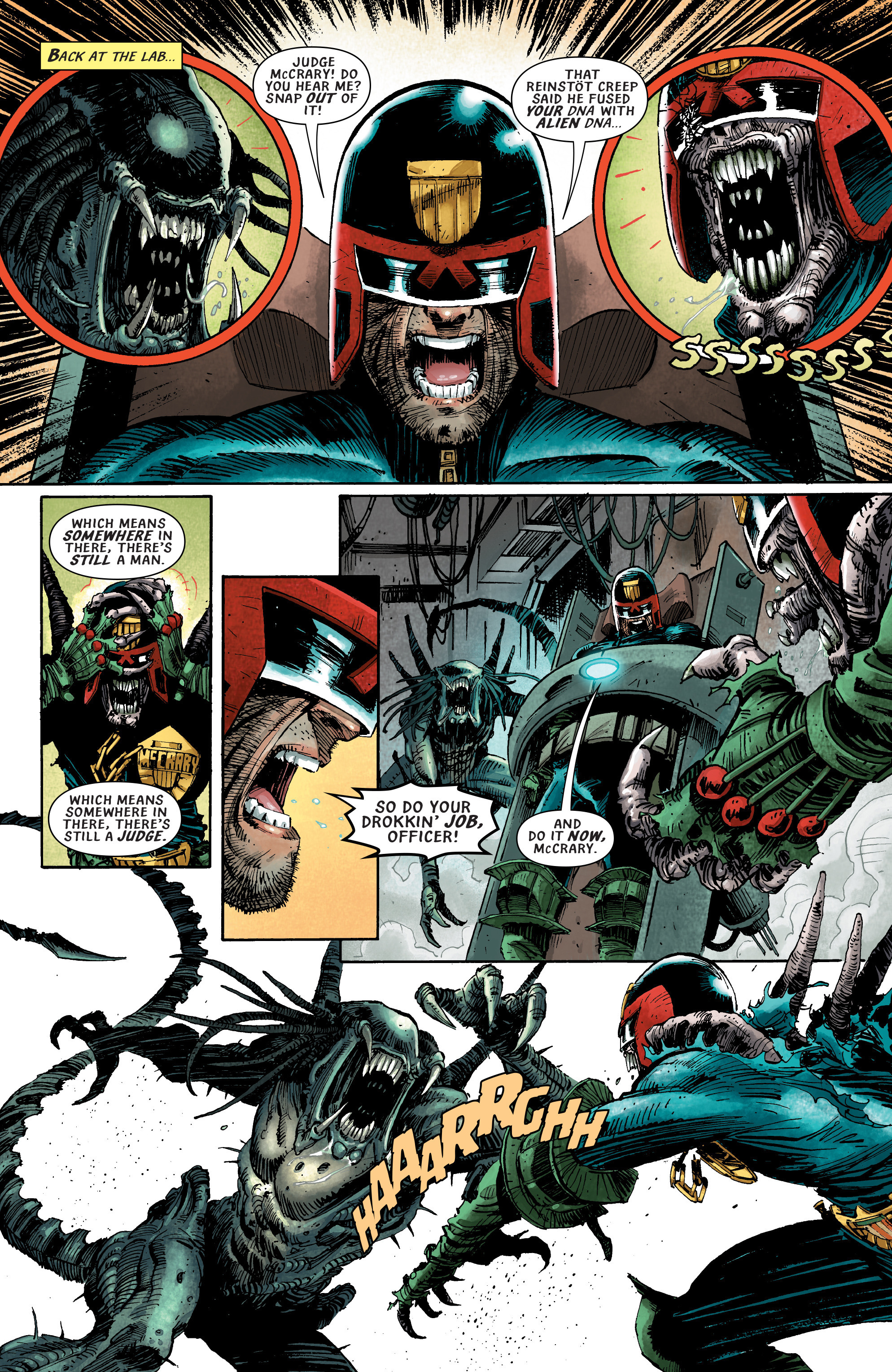 Predator vs. Judge Dredd vs. Aliens (2016) issue 3 - Page 10