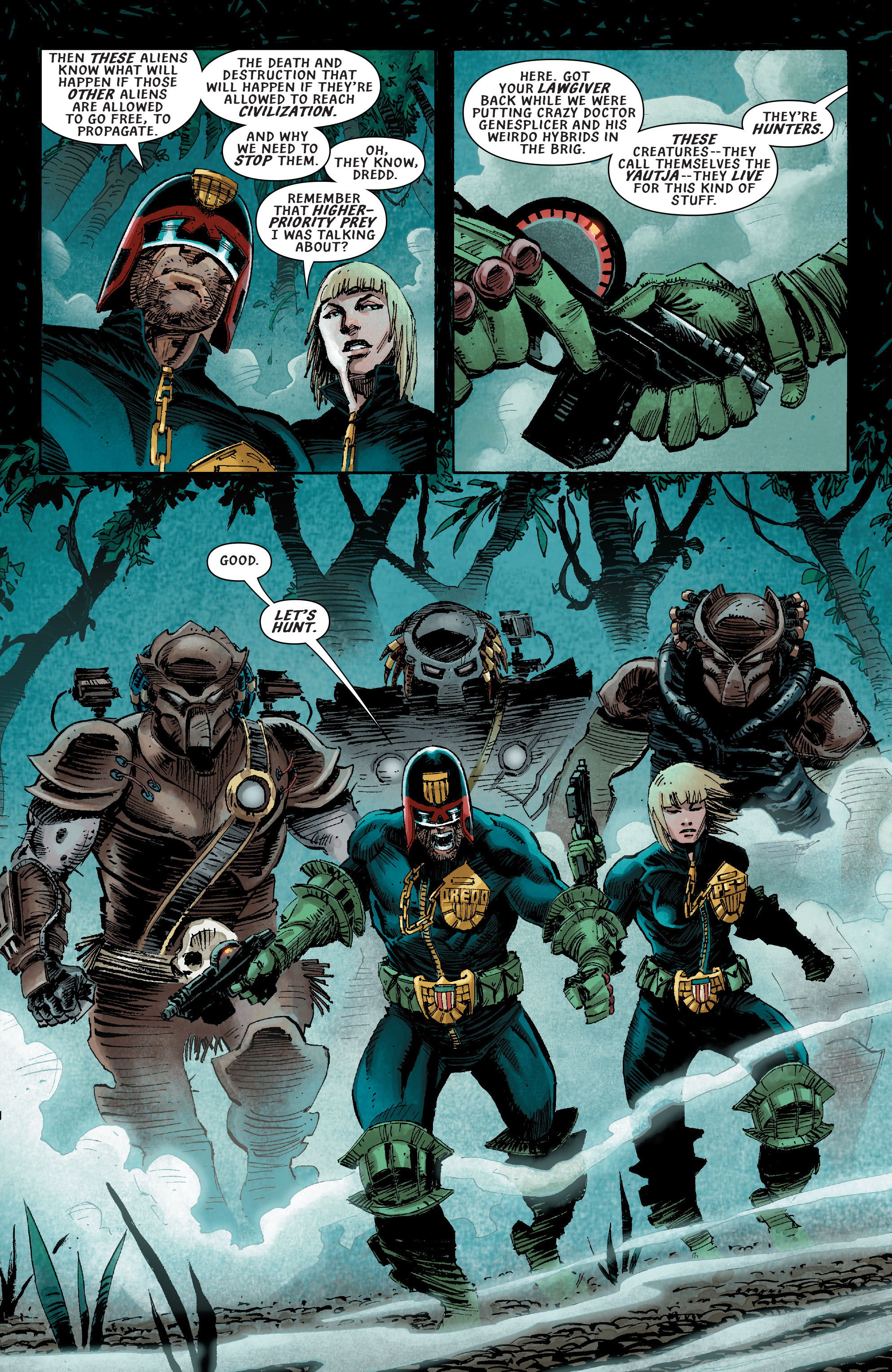 Predator vs. Judge Dredd vs. Aliens (2016) issue 3 - Page 17