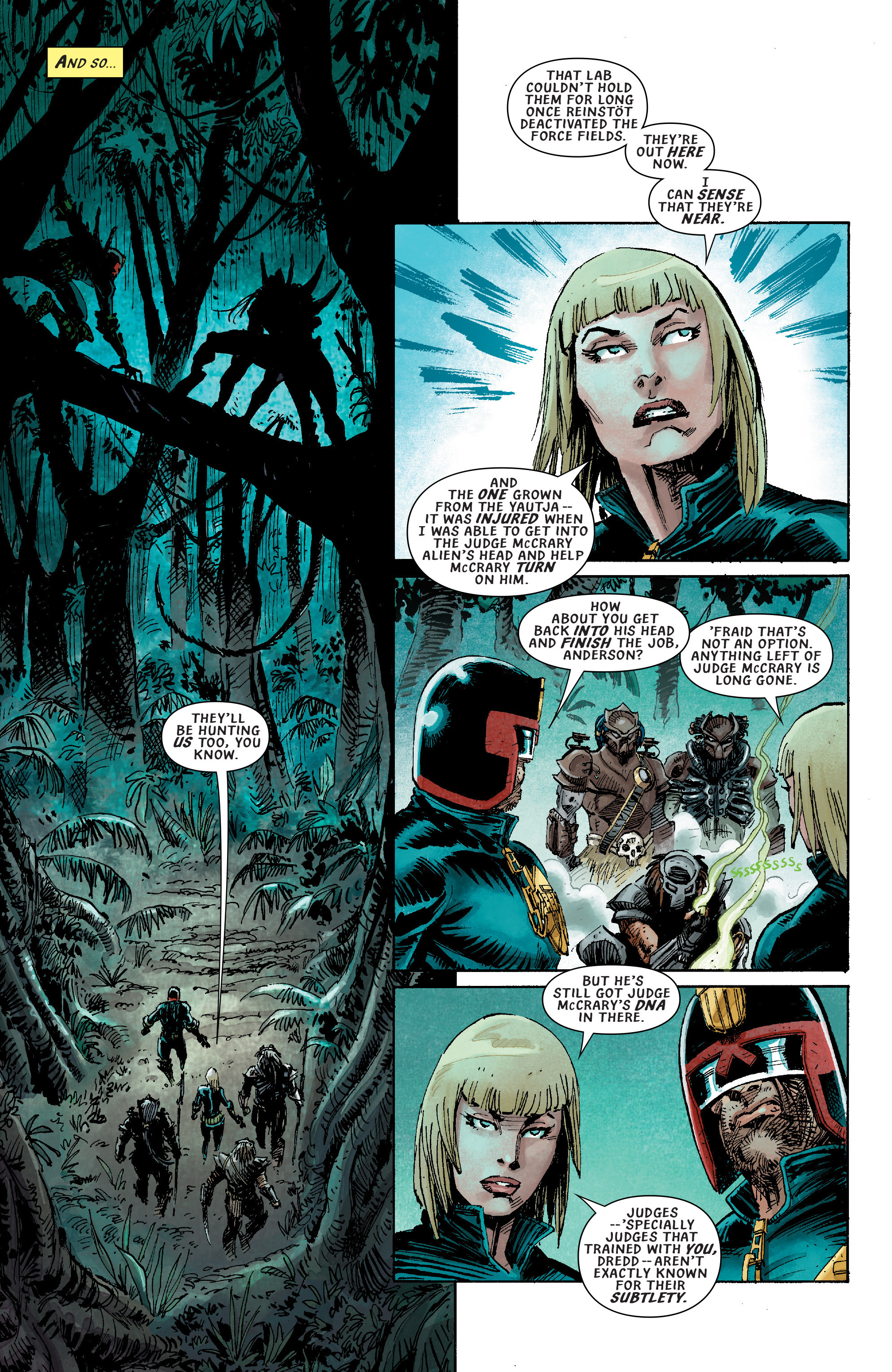 Predator vs. Judge Dredd vs. Aliens (2016) issue 3 - Page 18