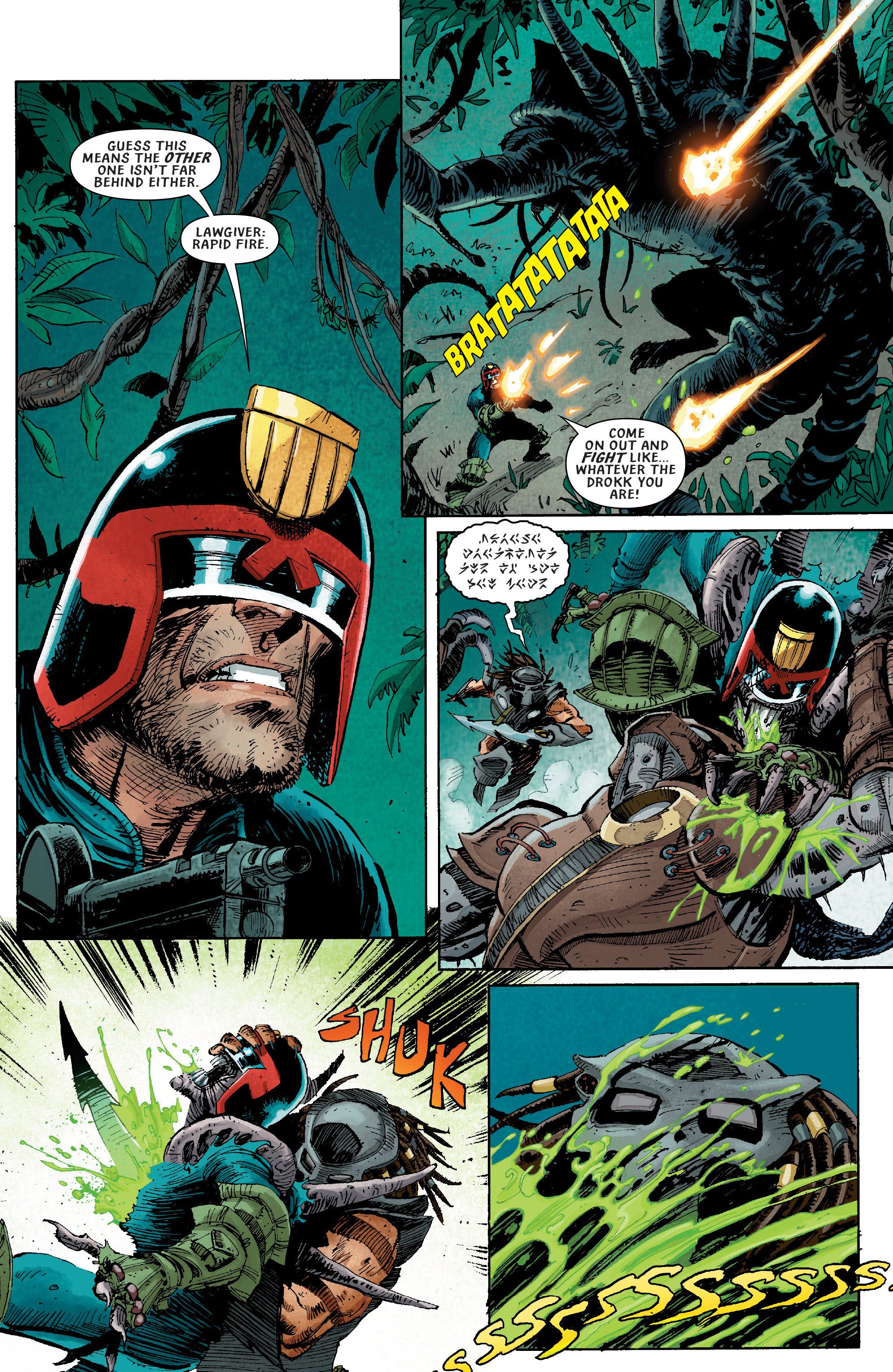 Predator vs. Judge Dredd vs. Aliens (2016) issue 3 - Page 20