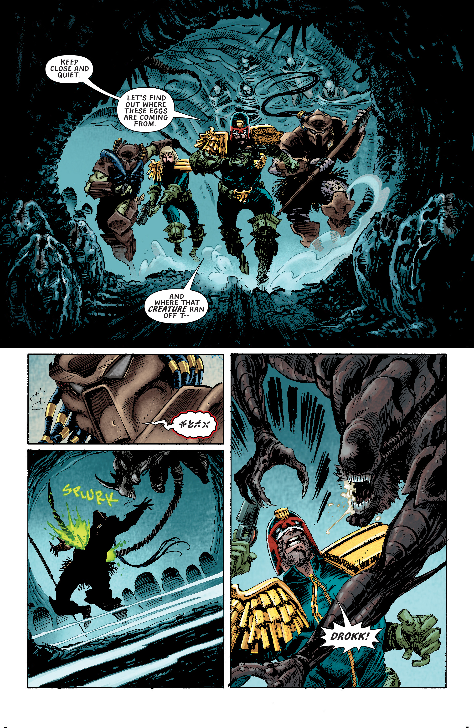 Predator vs. Judge Dredd vs. Aliens (2016) issue 4 - Page 17