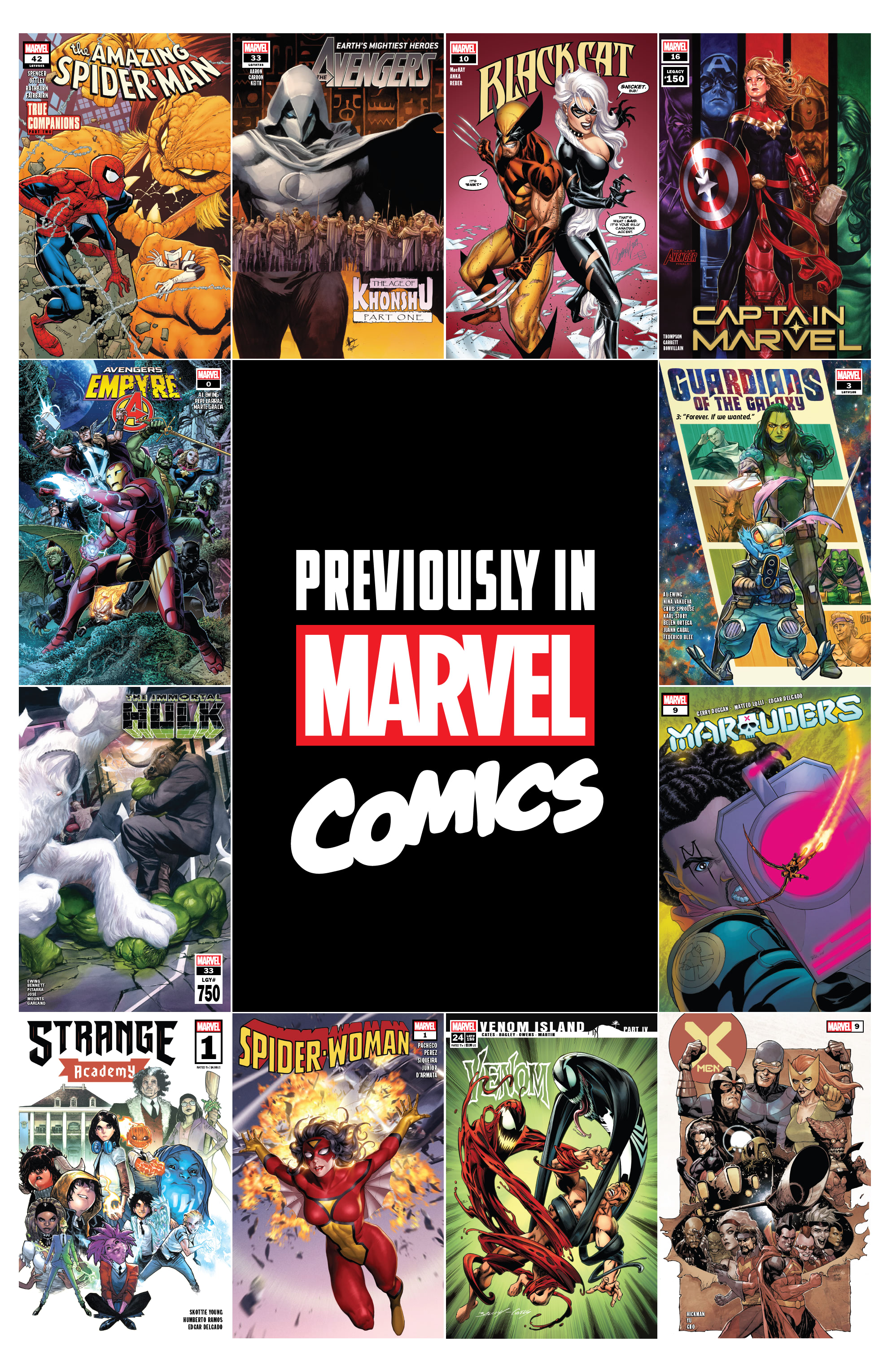 Previously in Marvel Comics Recap Guide (2020-): Chapter 1 - Page 1