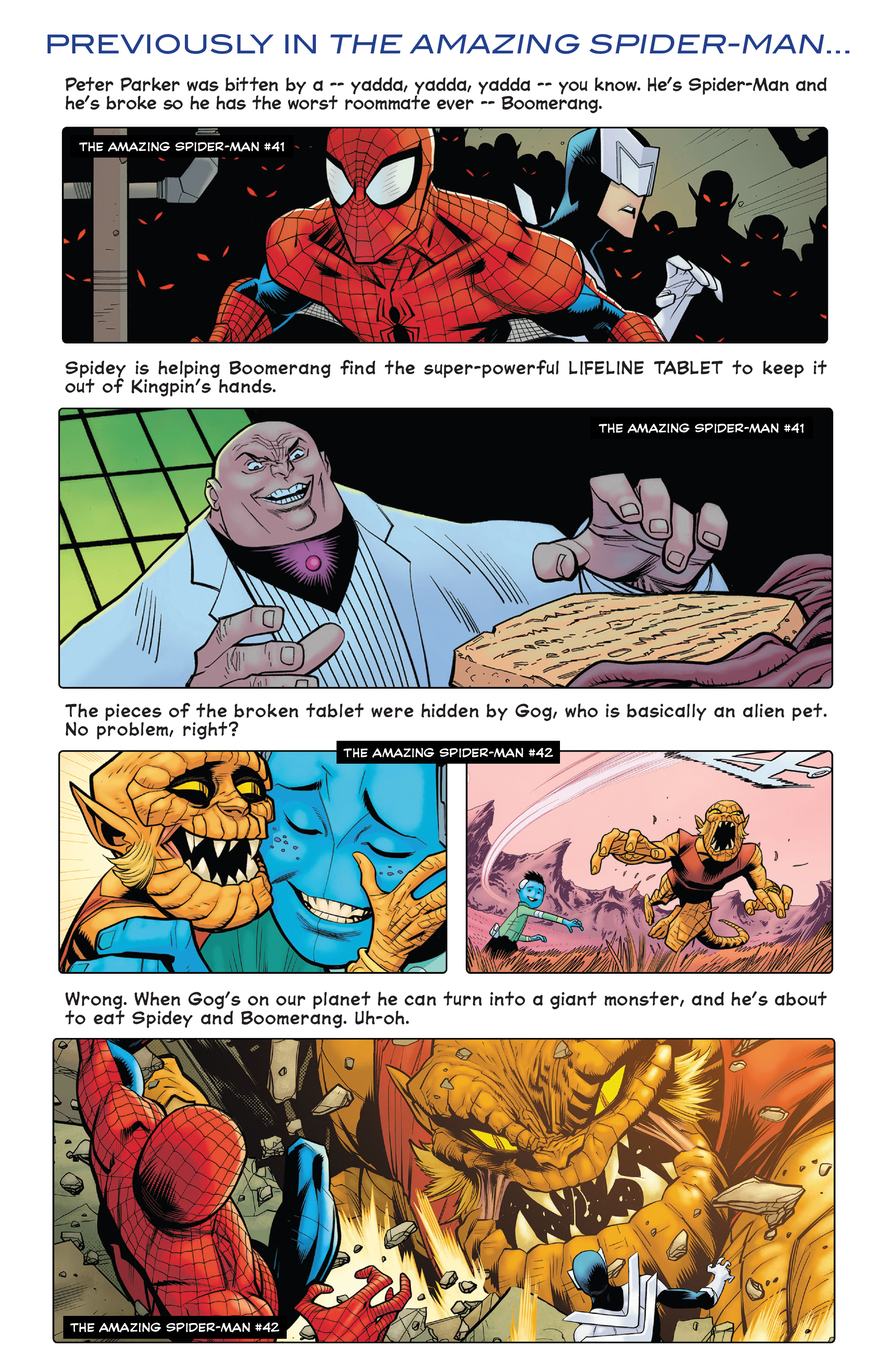 Previously in Marvel Comics Recap Guide (2020-): Chapter 1 - Page 3